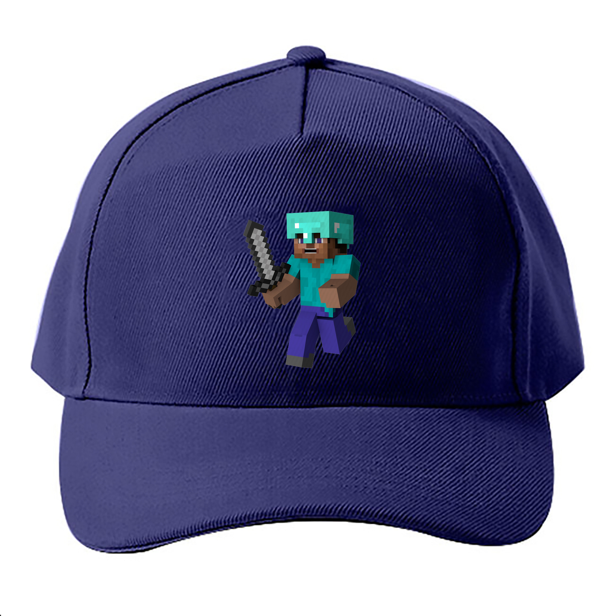 （画像用） マインクラフト ブロックの世界 Minecraft MC Block world ベースボールキャップ 綿100％ 男女兼用 帽子 スポーツ