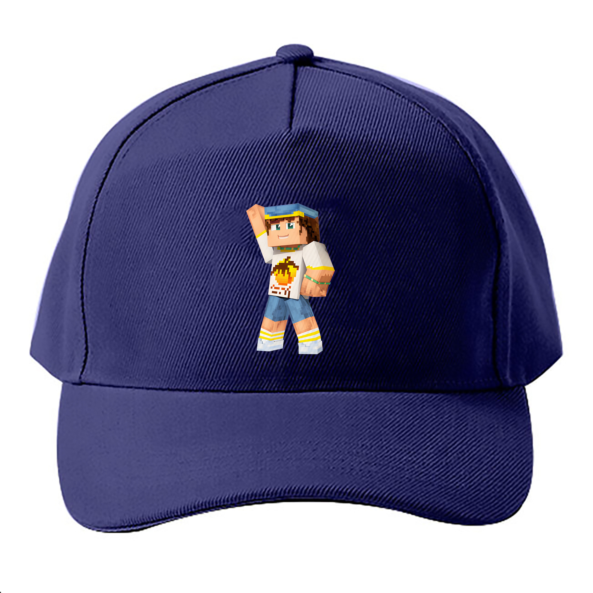 （画像用） マインクラフト ブロックの世界 Minecraft MC Block world ベースボールキャップ 綿100％ 男女兼用 帽子 スポーツ