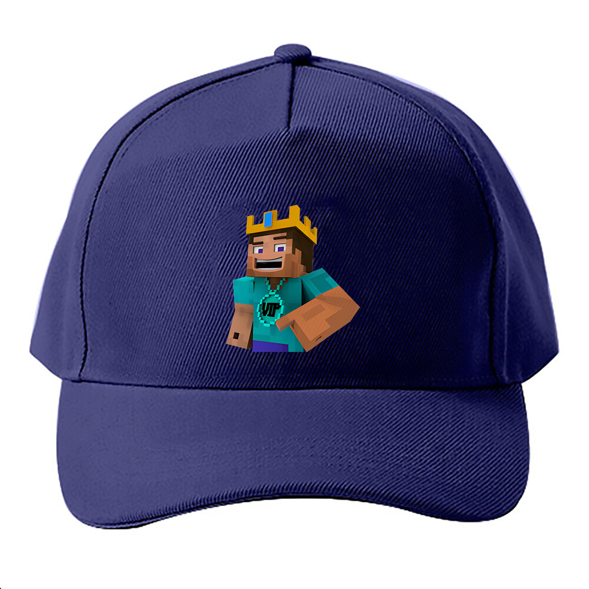 （画像用） マインクラフト ブロックの世界 Minecraft MC Block world ベースボールキャップ 綿100％ 男女兼用 帽子 スポーツ