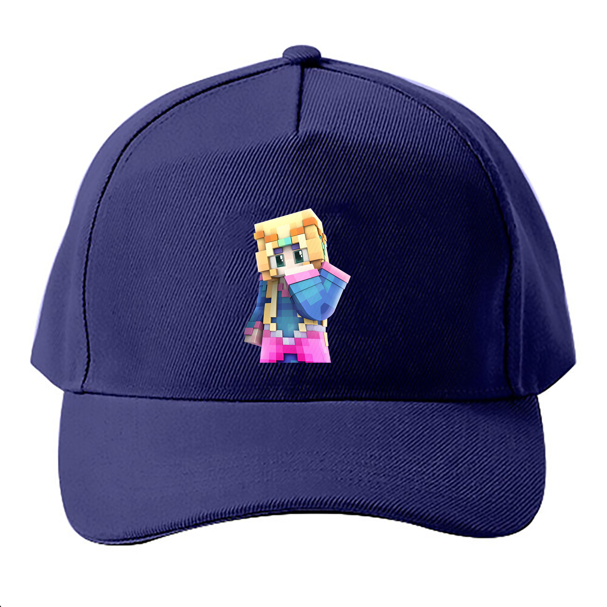 （画像用） マインクラフト ブロックの世界 Minecraft MC Block world ベースボールキャップ 綿100％ 男女兼用 帽子 スポーツ