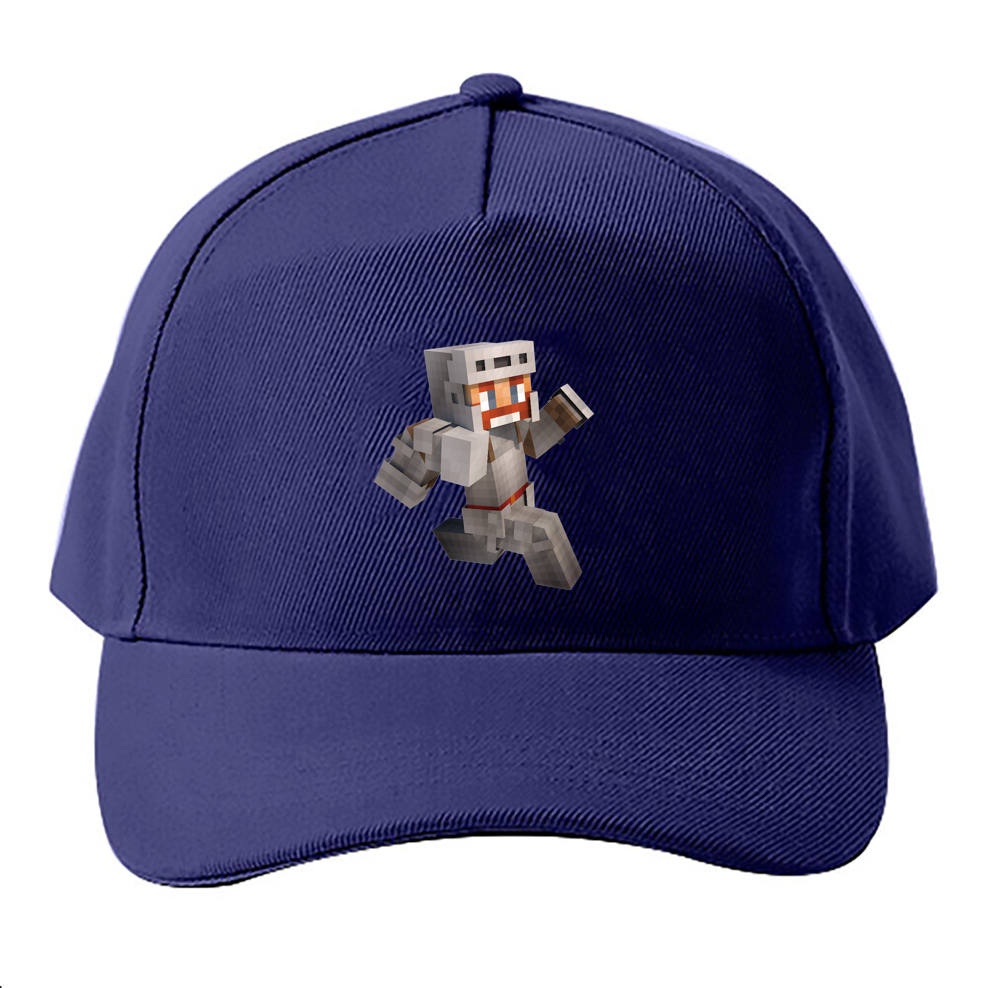 （画像用） マインクラフト ブロックの世界 Minecraft MC Block world ベースボールキャップ 綿100％ 男女兼用 帽子 スポーツ