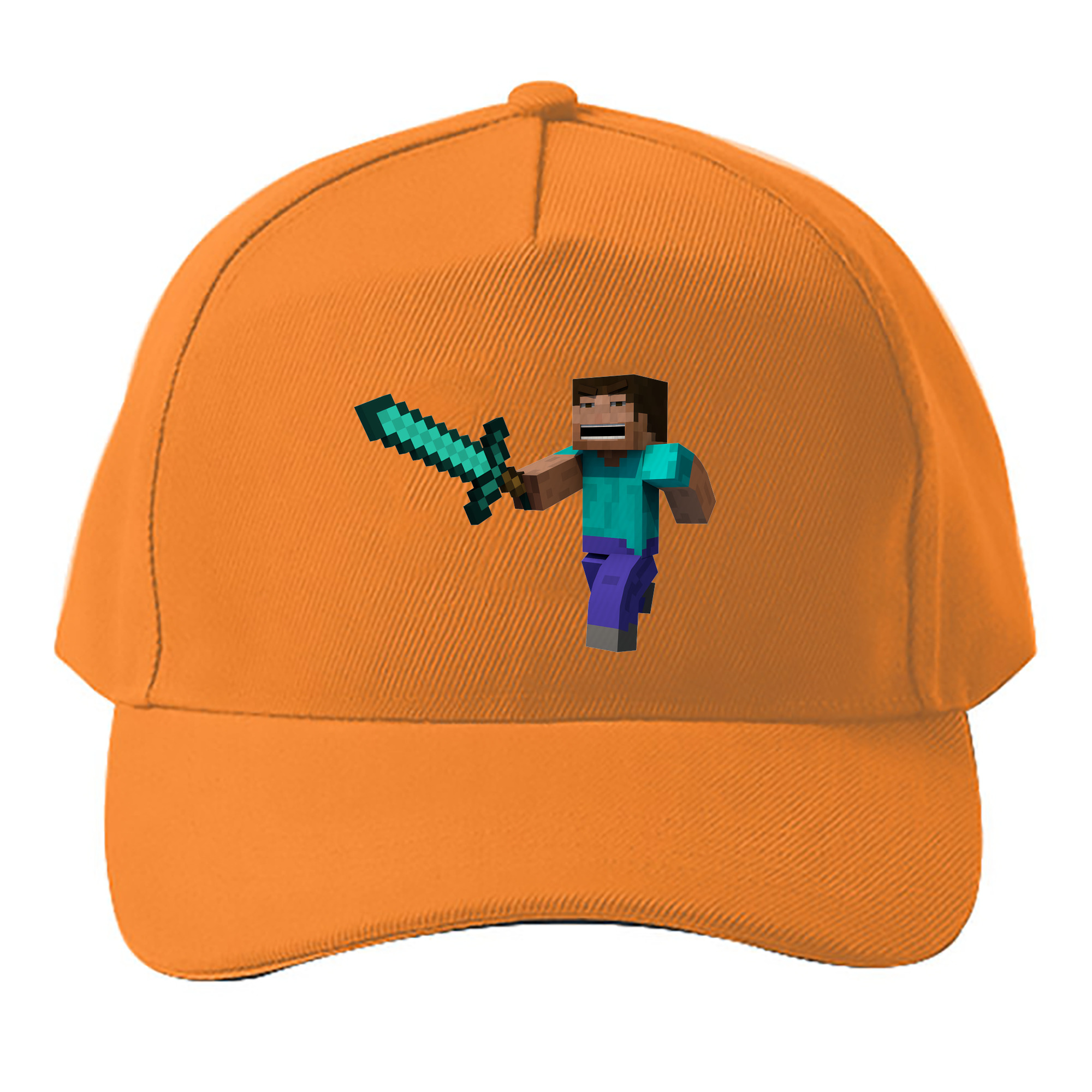 （画像用） マインクラフト ブロックの世界 Minecraft MC Block world ベースボールキャップ 綿100％ 男女兼用 帽子 スポーツ