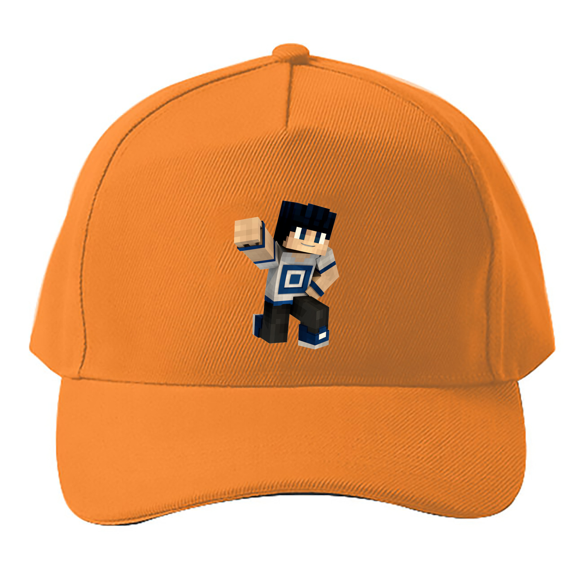 （画像用） マインクラフト ブロックの世界 Minecraft MC Block world ベースボールキャップ 綿100％ 男女兼用 帽子 スポーツ