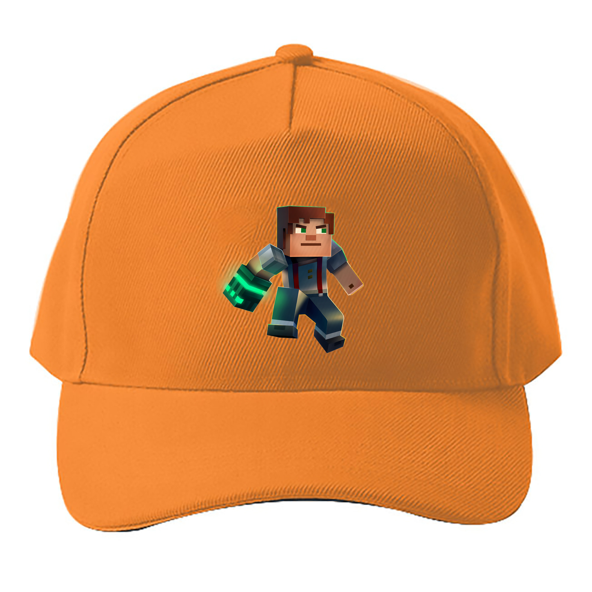 （画像用） マインクラフト ブロックの世界 Minecraft MC Block world ベースボールキャップ 綿100％ 男女兼用 帽子 スポーツ