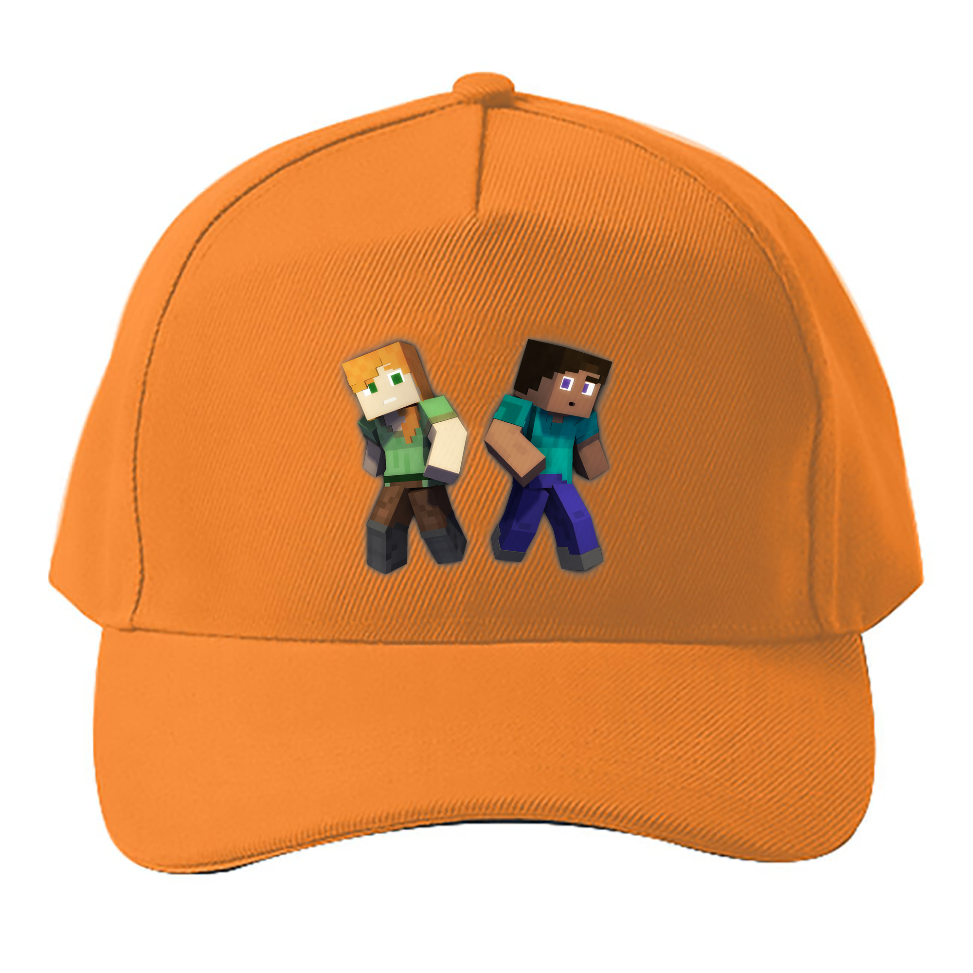 （画像用） マインクラフト ブロックの世界 Minecraft MC Block world ベースボールキャップ 綿100％ 男女兼用 帽子 スポーツ