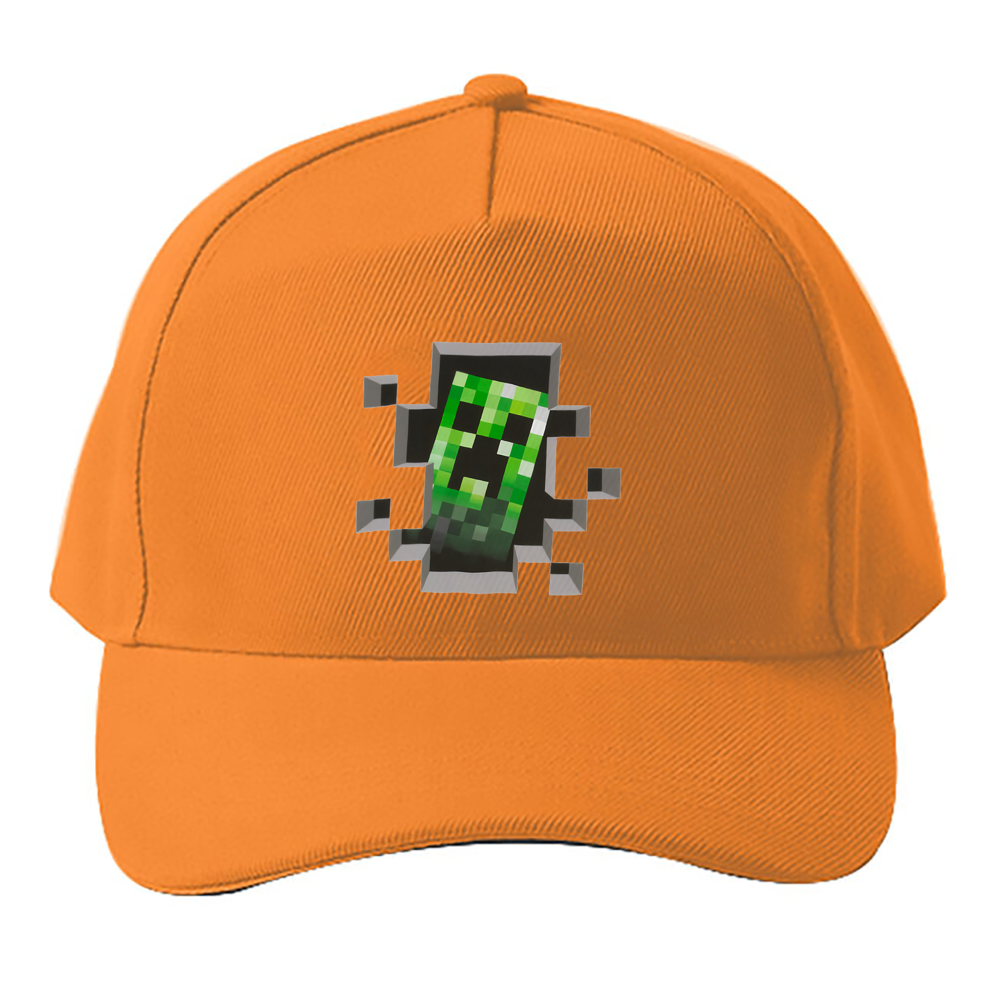 （画像用） マインクラフト ブロックの世界 Minecraft MC Block world ベースボールキャップ 綿100％ 男女兼用 帽子 スポーツ