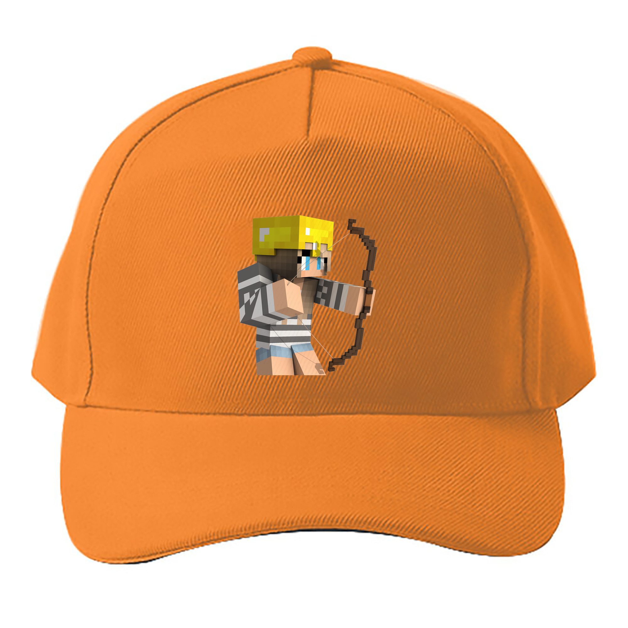 （画像用） マインクラフト ブロックの世界 Minecraft MC Block world ベースボールキャップ 綿100％ 男女兼用 帽子 スポーツ