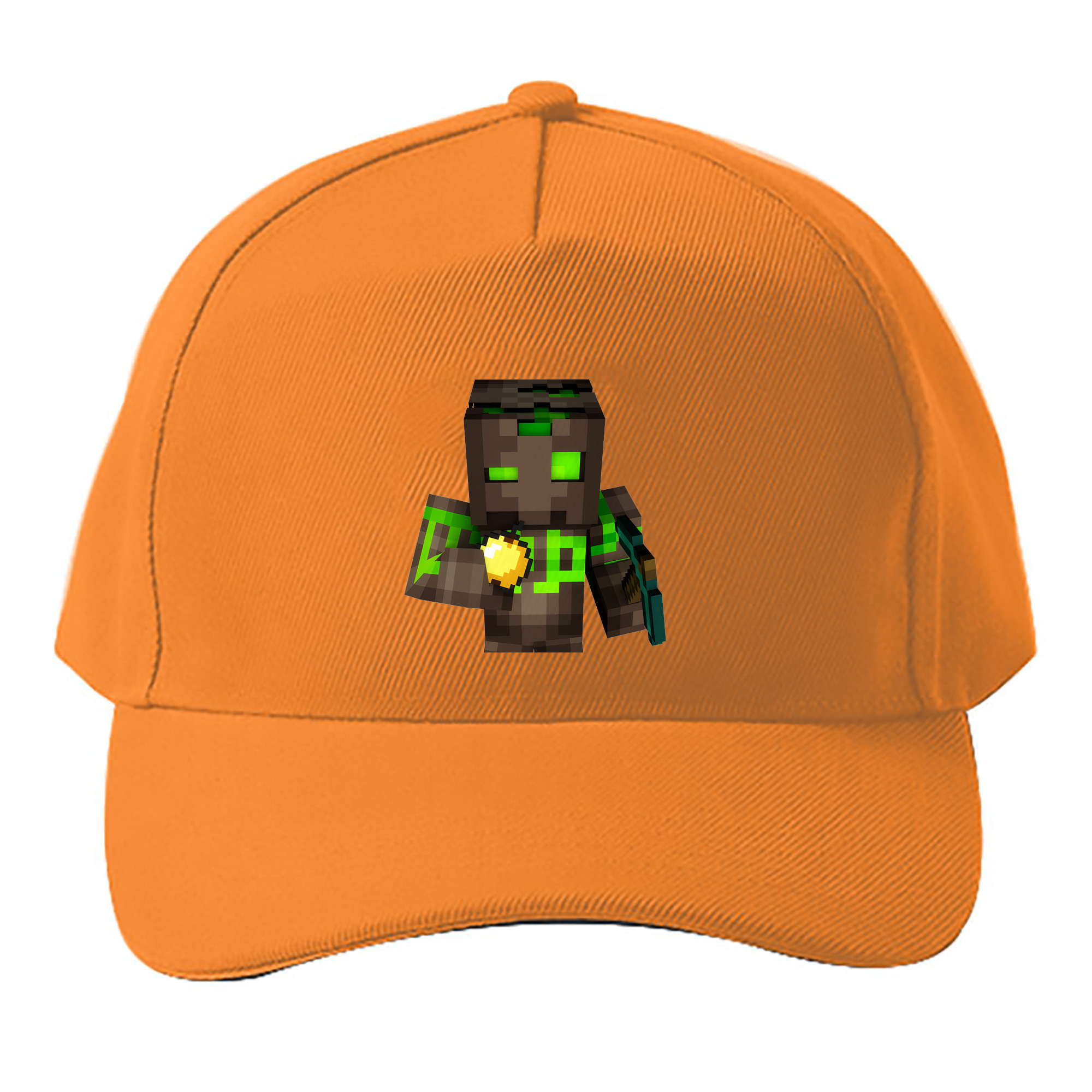 （画像用） マインクラフト ブロックの世界 Minecraft MC Block world ベースボールキャップ 綿100％ 男女兼用 帽子 スポーツ