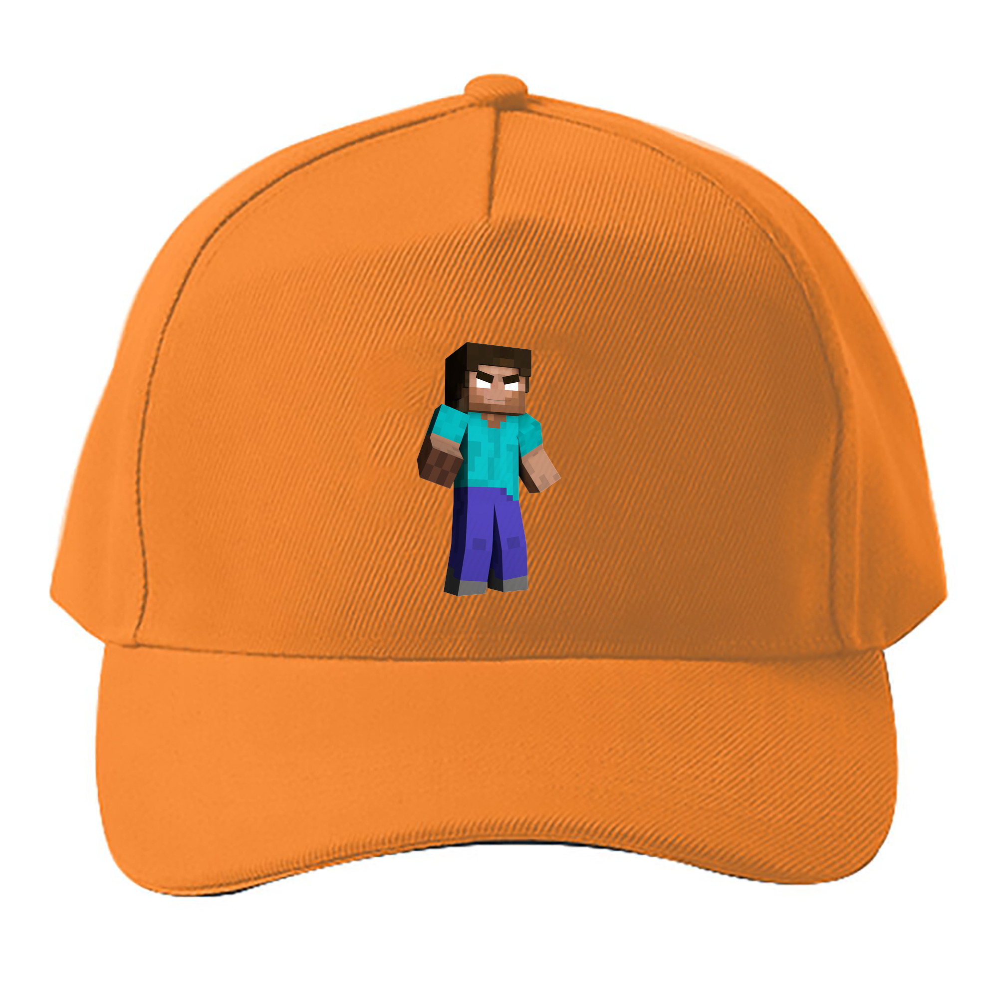 （画像用） マインクラフト ブロックの世界 Minecraft MC Block world ベースボールキャップ 綿100％ 男女兼用 帽子 スポーツ