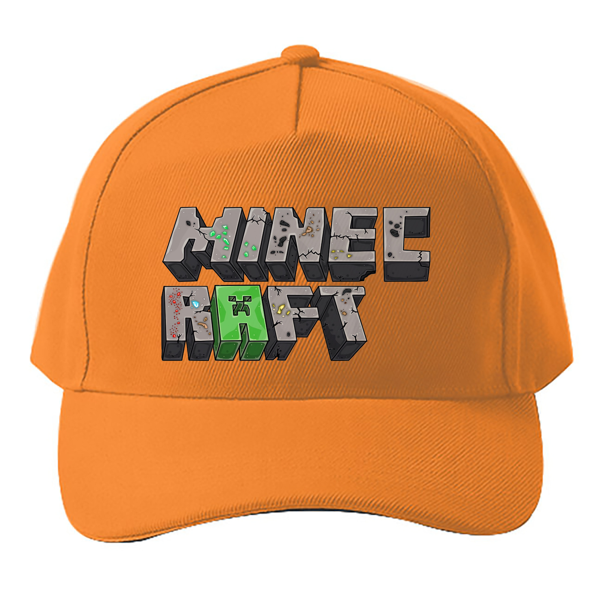 （画像用） マインクラフト ブロックの世界 Minecraft MC Block world ベースボールキャップ 綿100％ 男女兼用 帽子 スポーツ