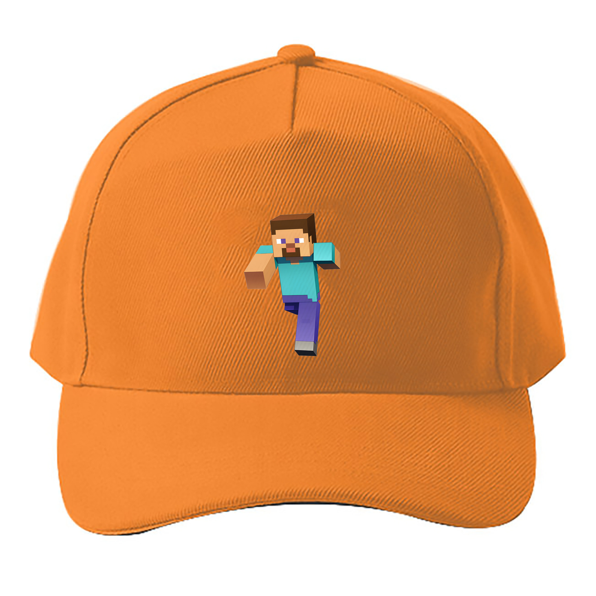 （画像用） マインクラフト ブロックの世界 Minecraft MC Block world ベースボールキャップ 綿100％ 男女兼用 帽子 スポーツ