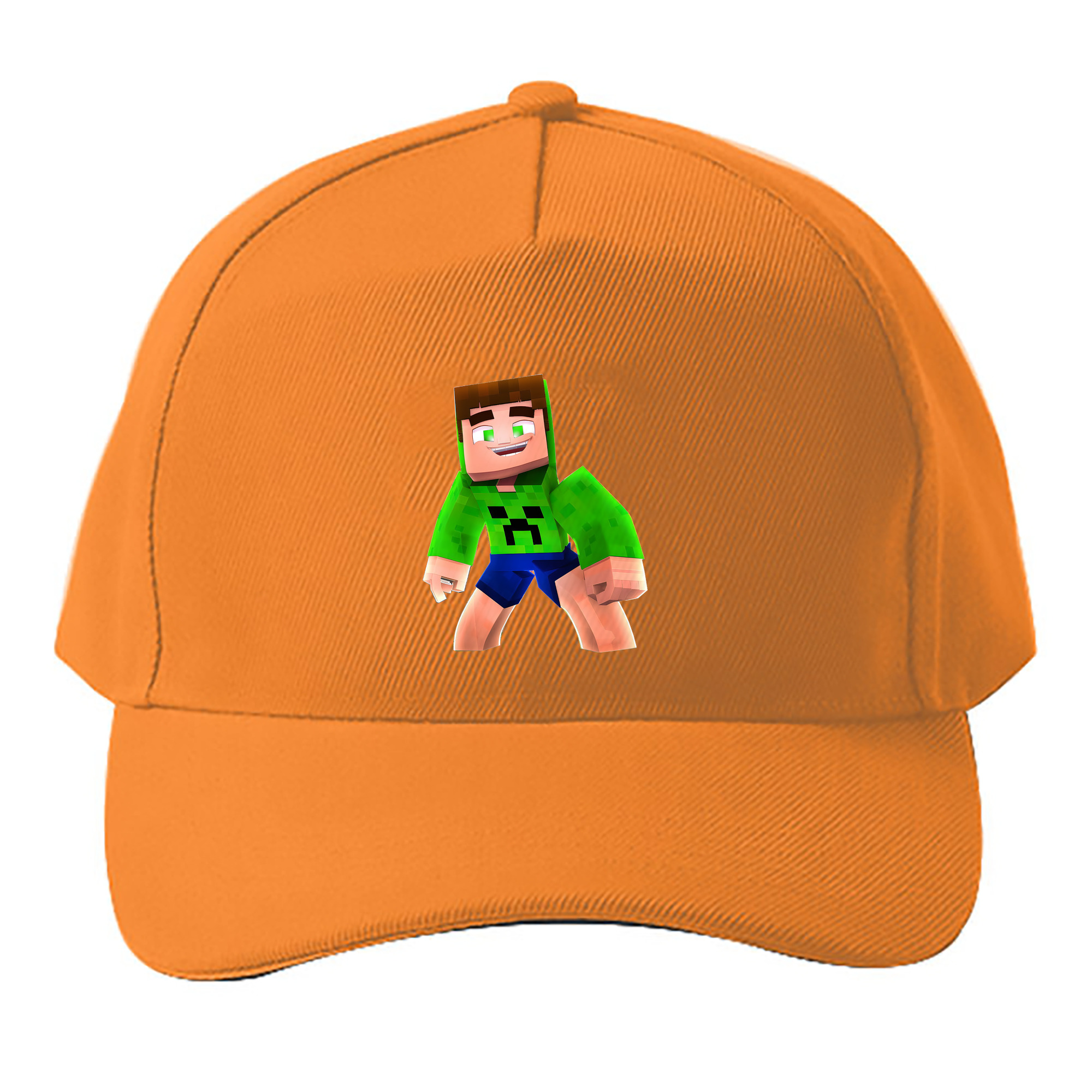 （画像用） マインクラフト ブロックの世界 Minecraft MC Block world ベースボールキャップ 綿100％ 男女兼用 帽子 スポーツ