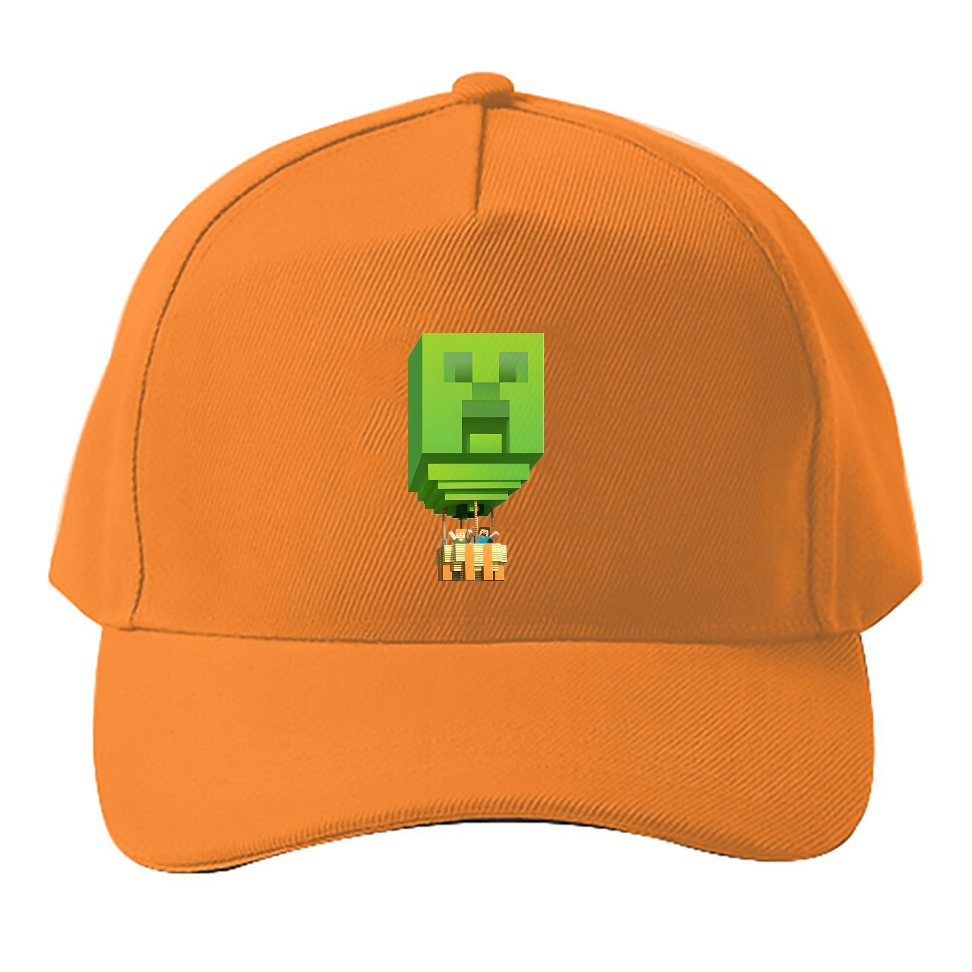 （画像用） マインクラフト ブロックの世界 Minecraft MC Block world ベースボールキャップ 綿100％ 男女兼用 帽子 スポーツ