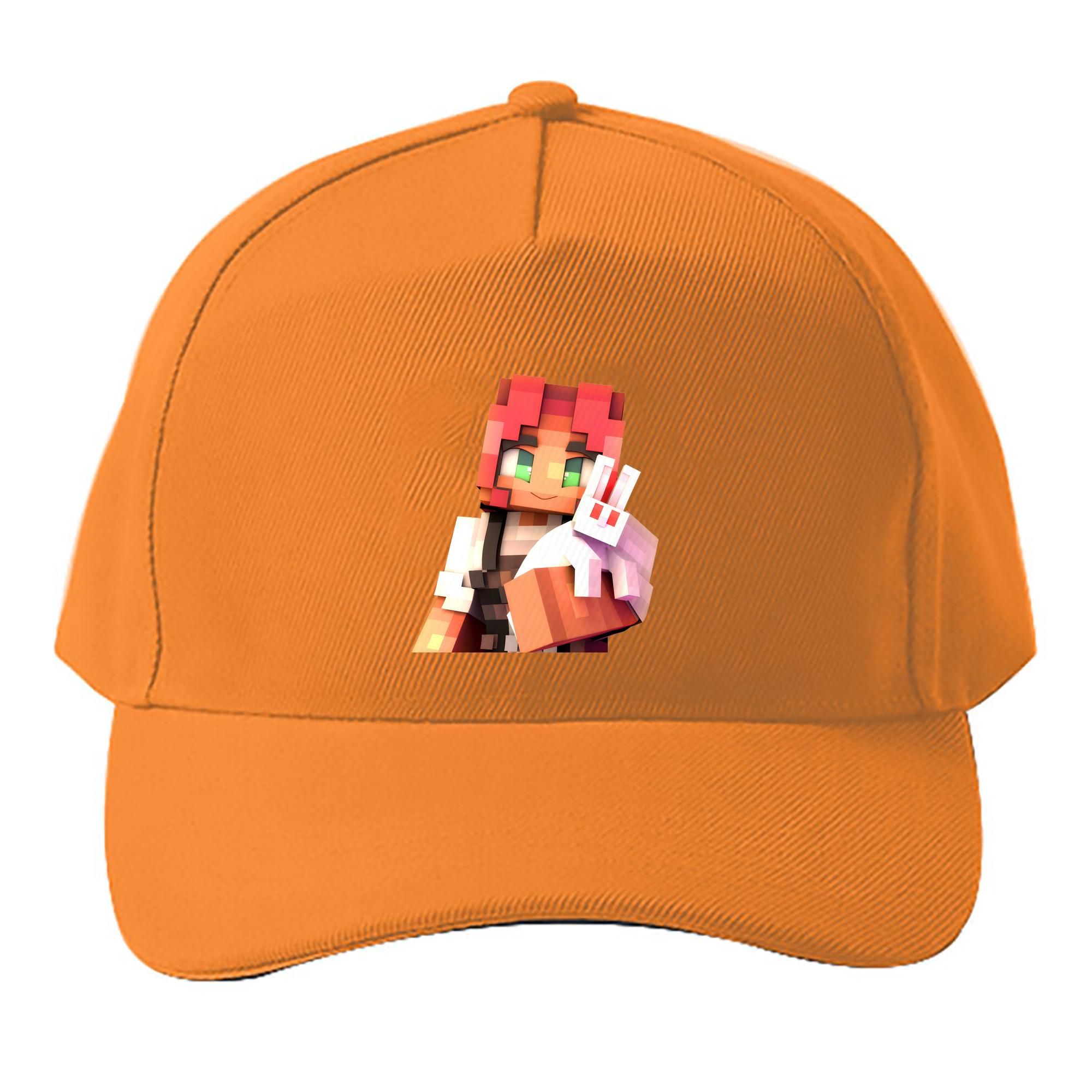 （画像用） マインクラフト ブロックの世界 Minecraft MC Block world ベースボールキャップ 綿100％ 男女兼用 帽子 スポーツ