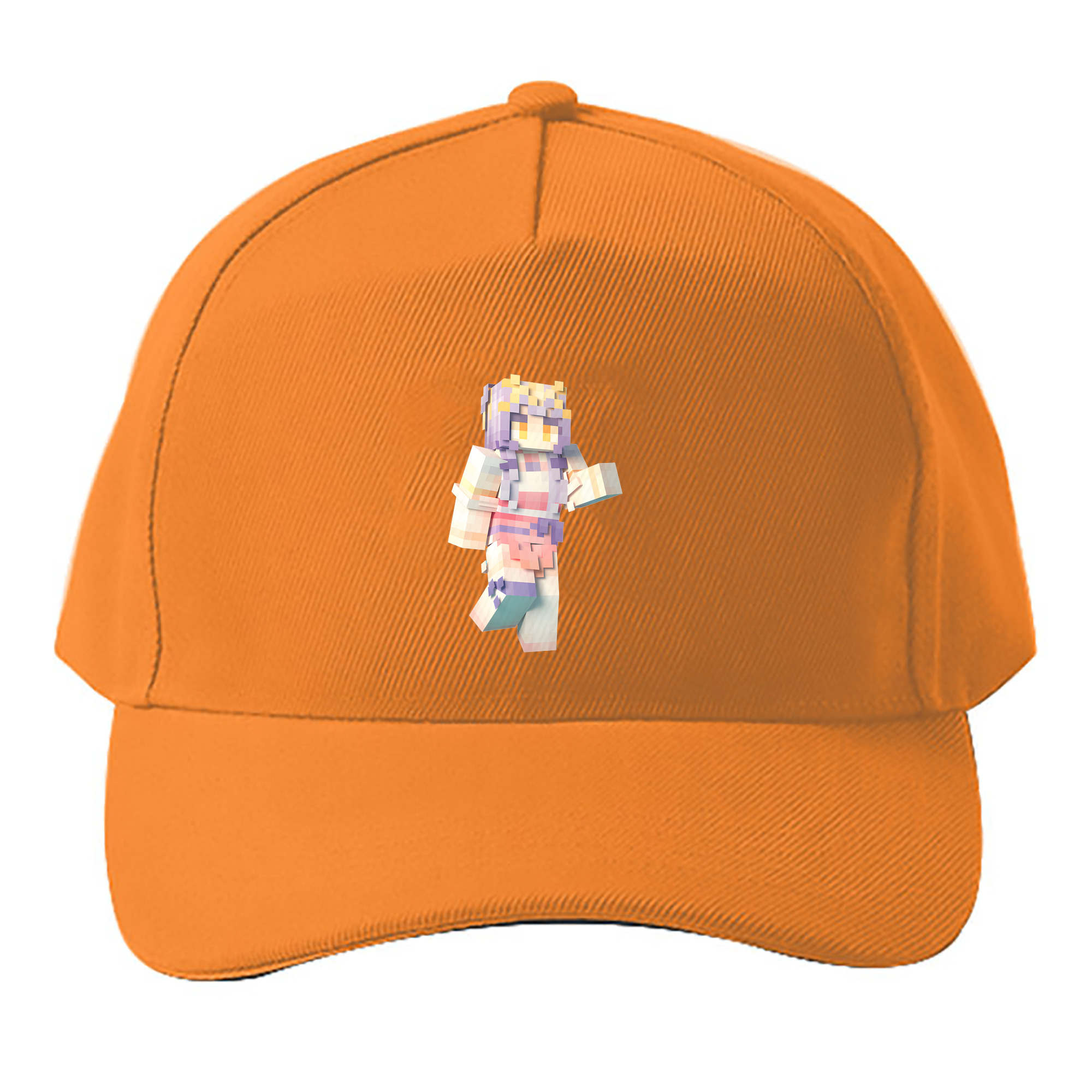 （画像用） マインクラフト ブロックの世界 Minecraft MC Block world ベースボールキャップ 綿100％ 男女兼用 帽子 スポーツ