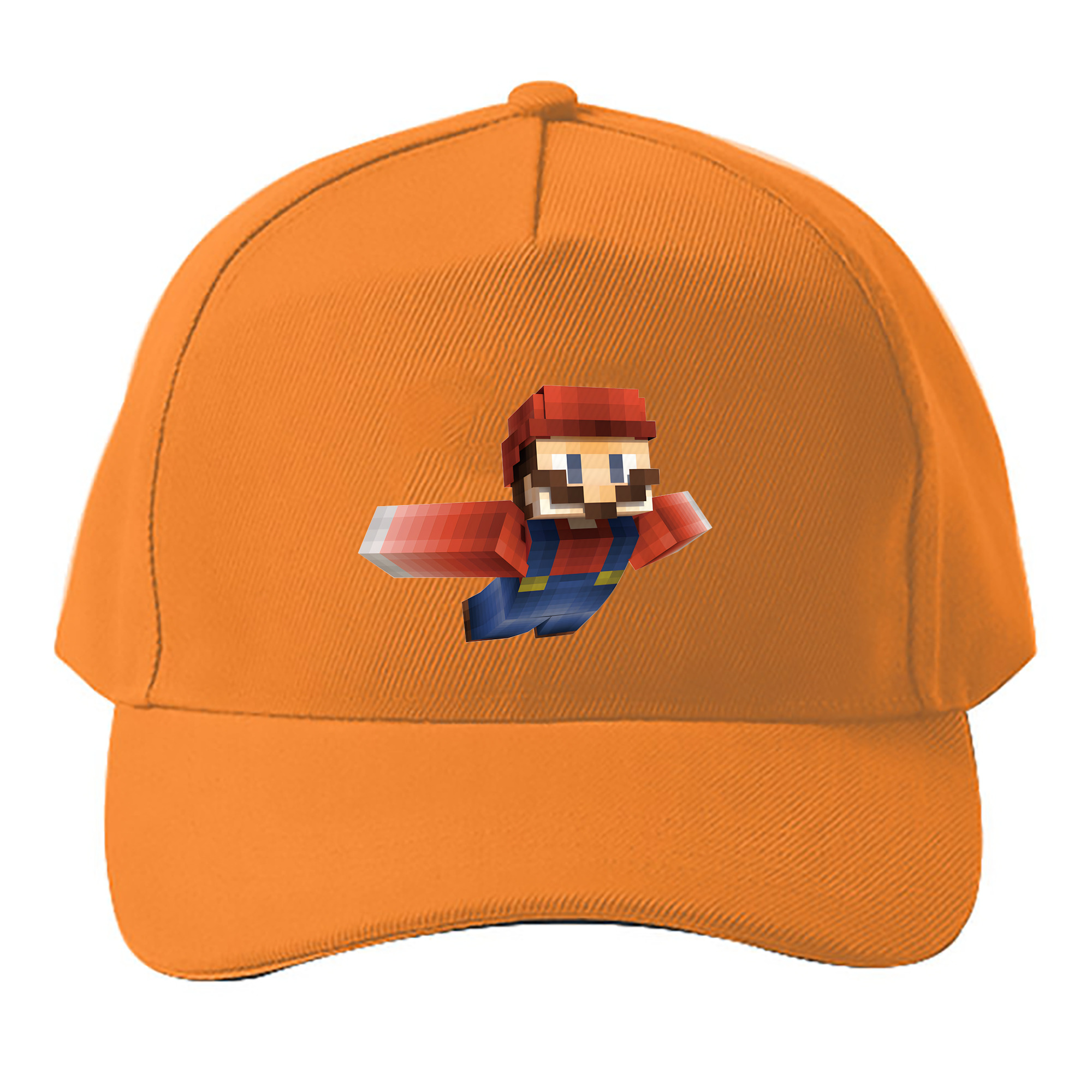 （画像用） マインクラフト ブロックの世界 Minecraft MC Block world ベースボールキャップ 綿100％ 男女兼用 帽子 スポーツ