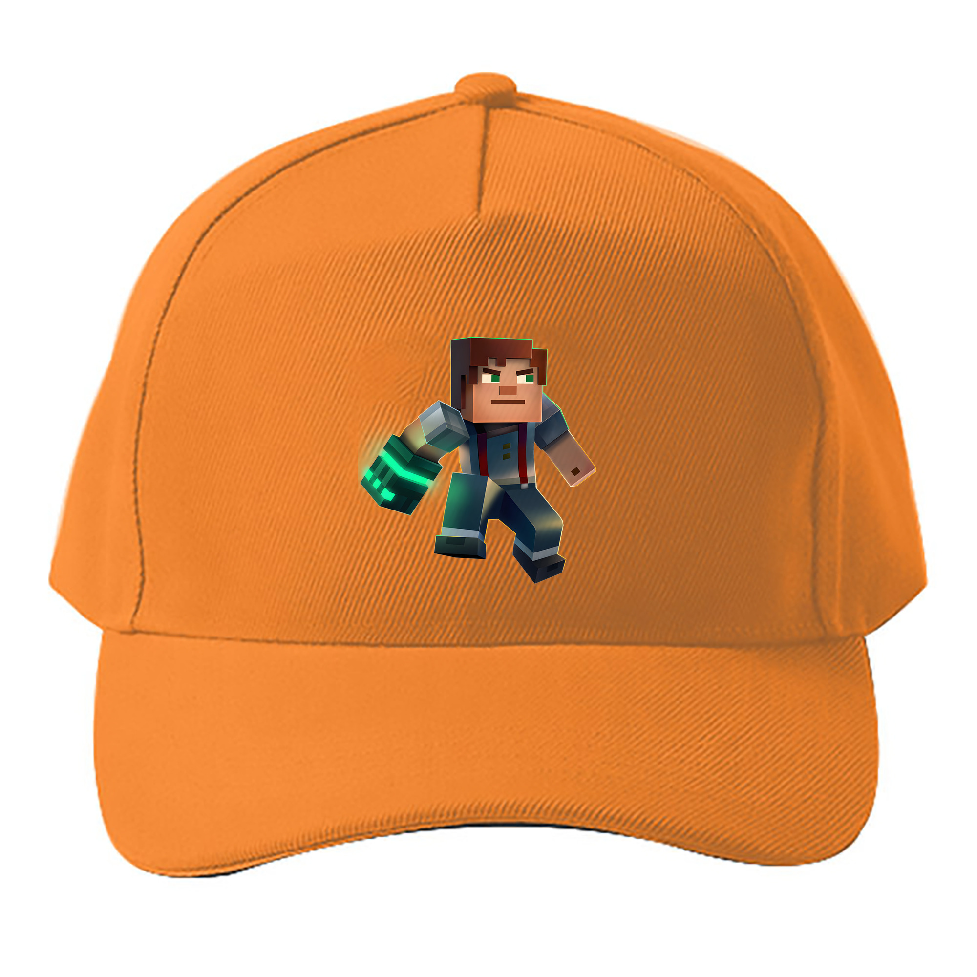 （画像用） マインクラフト ブロックの世界 Minecraft MC Block world ベースボールキャップ 綿100％ 男女兼用 帽子 スポーツ