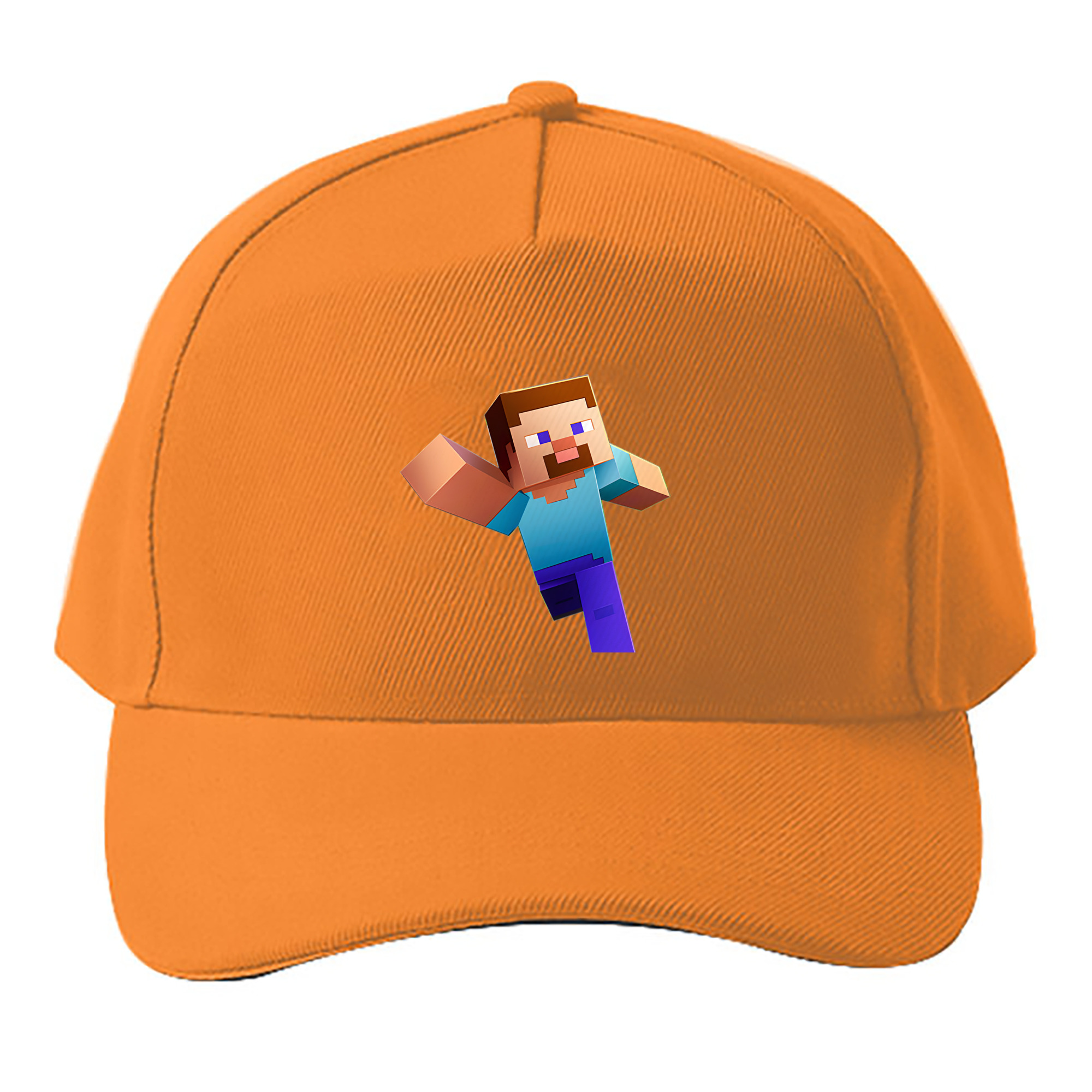 （画像用） マインクラフト ブロックの世界 Minecraft MC Block world ベースボールキャップ 綿100％ 男女兼用 帽子 スポーツ