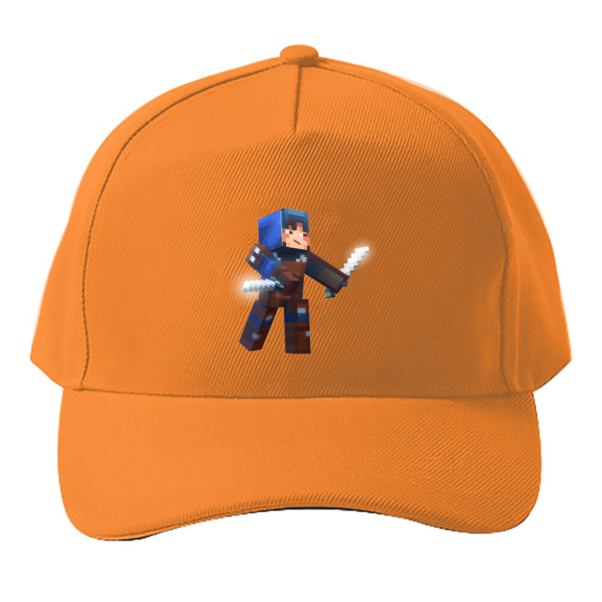（画像用） マインクラフト ブロックの世界 Minecraft MC Block world ベースボールキャップ 綿100％ 男女兼用 帽子 スポーツ