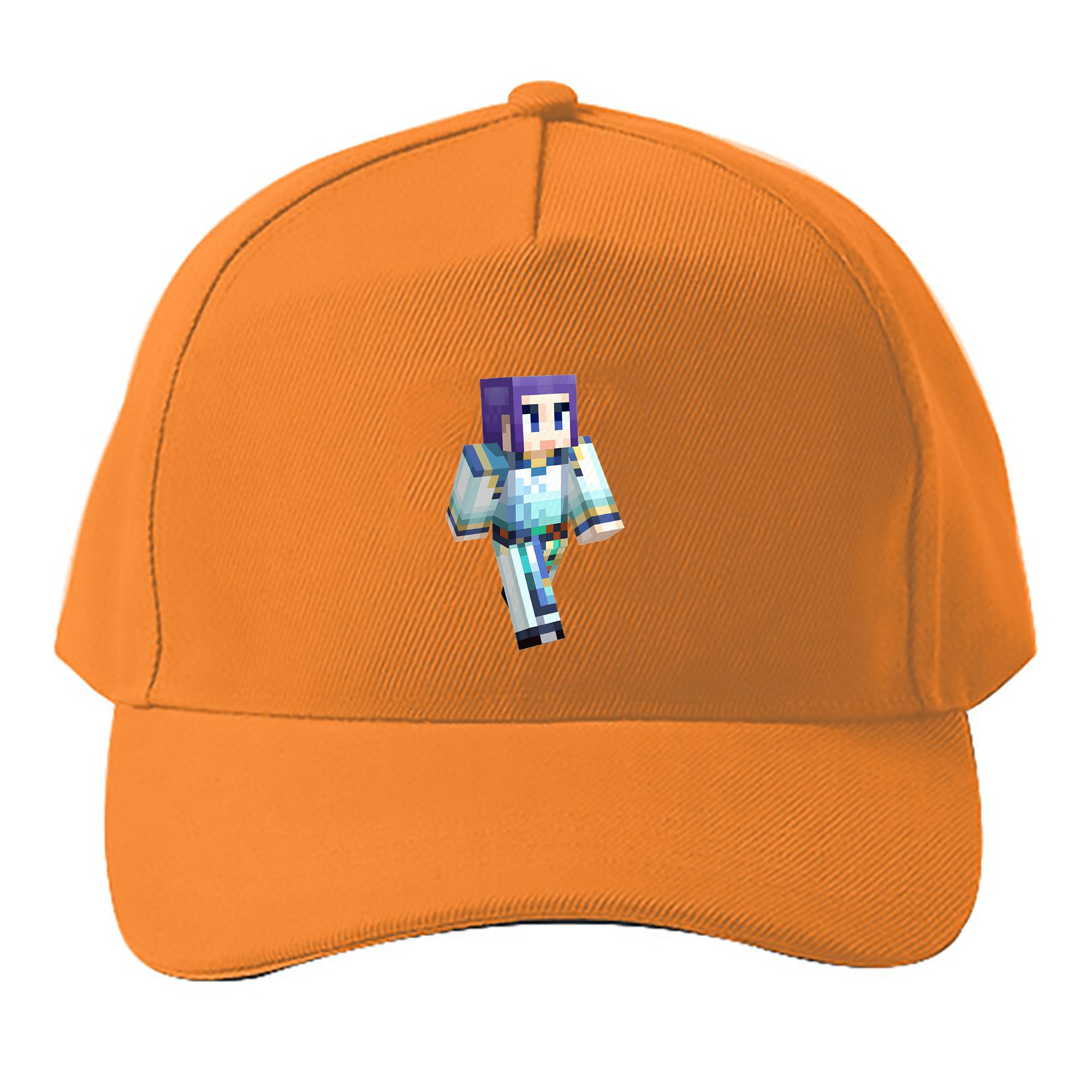 （画像用） マインクラフト ブロックの世界 Minecraft MC Block world ベースボールキャップ 綿100％ 男女兼用 帽子 スポーツ