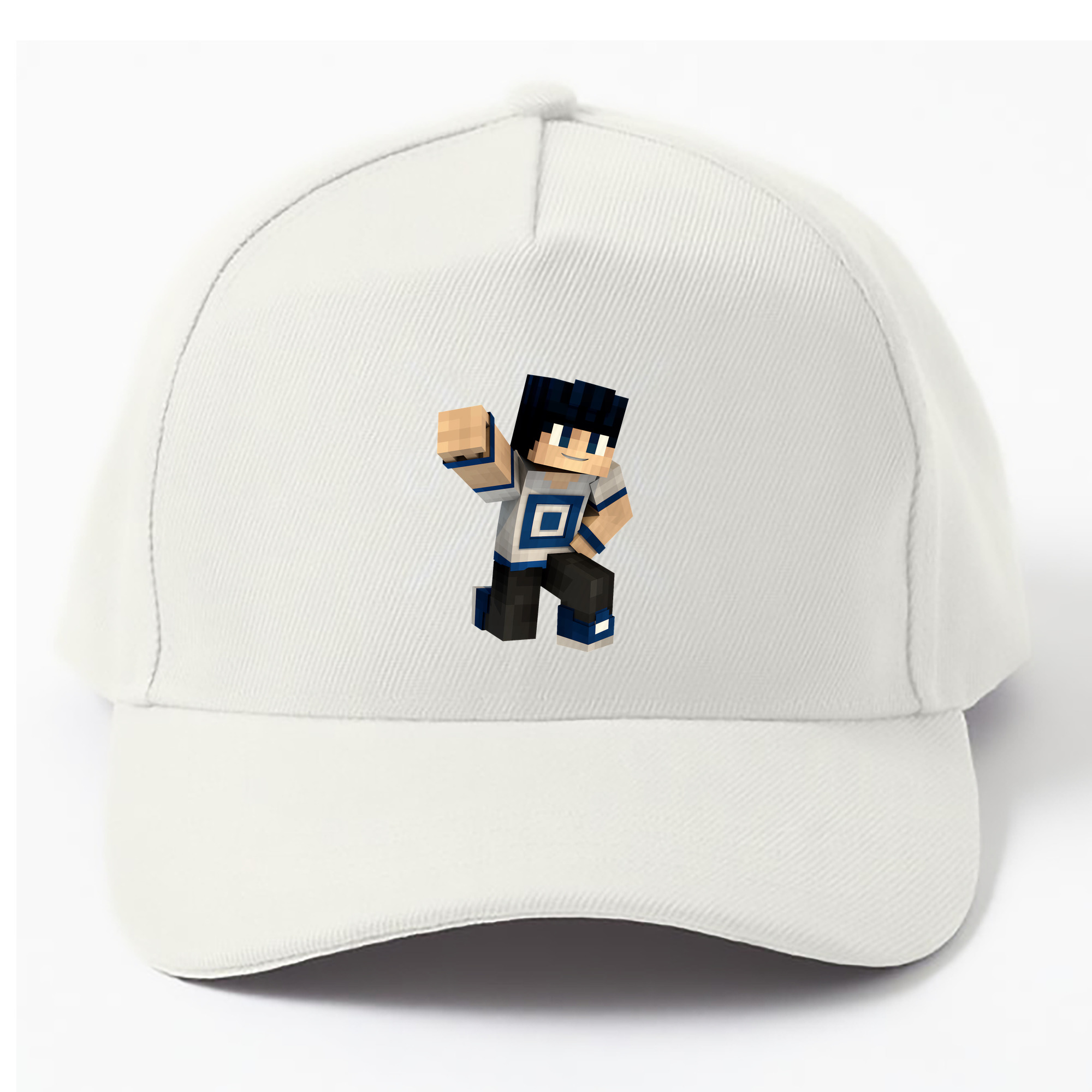 （画像用） マインクラフト ブロックの世界 Minecraft MC Block world ベースボールキャップ 綿100％ 男女兼用 帽子 スポーツ