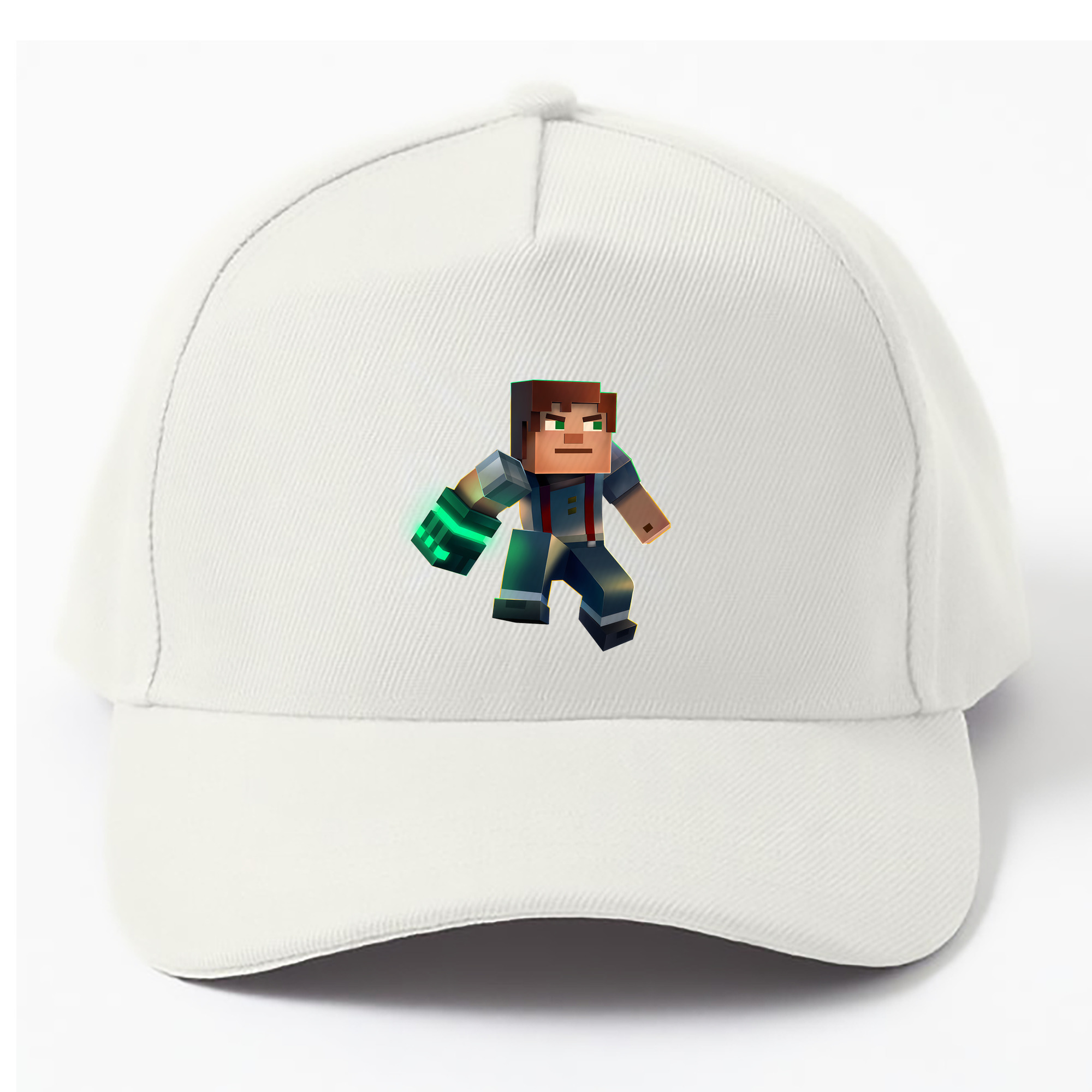 （画像用） マインクラフト ブロックの世界 Minecraft MC Block world ベースボールキャップ 綿100％ 男女兼用 帽子 スポーツ