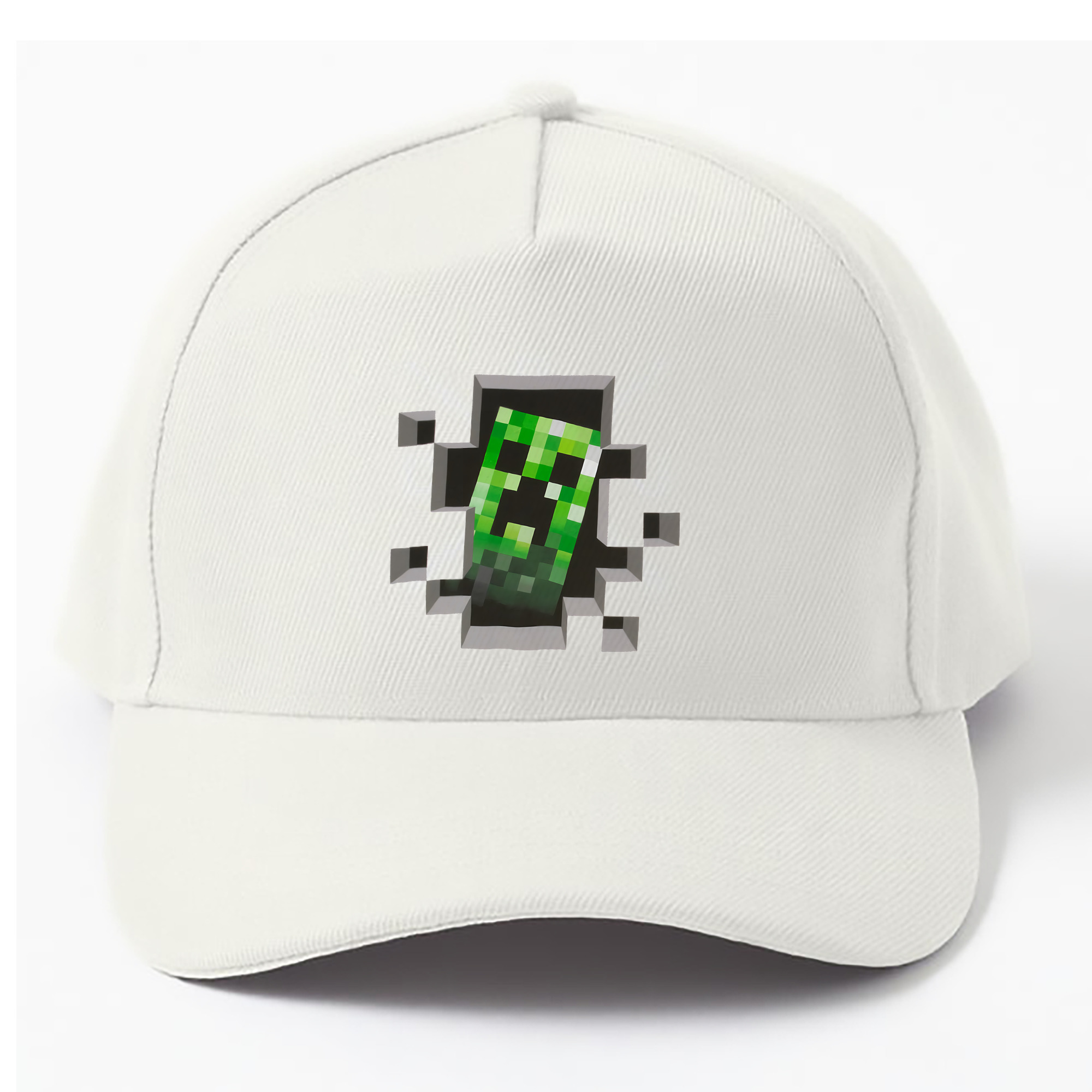 （画像用） マインクラフト ブロックの世界 Minecraft MC Block world ベースボールキャップ 綿100％ 男女兼用 帽子 スポーツ