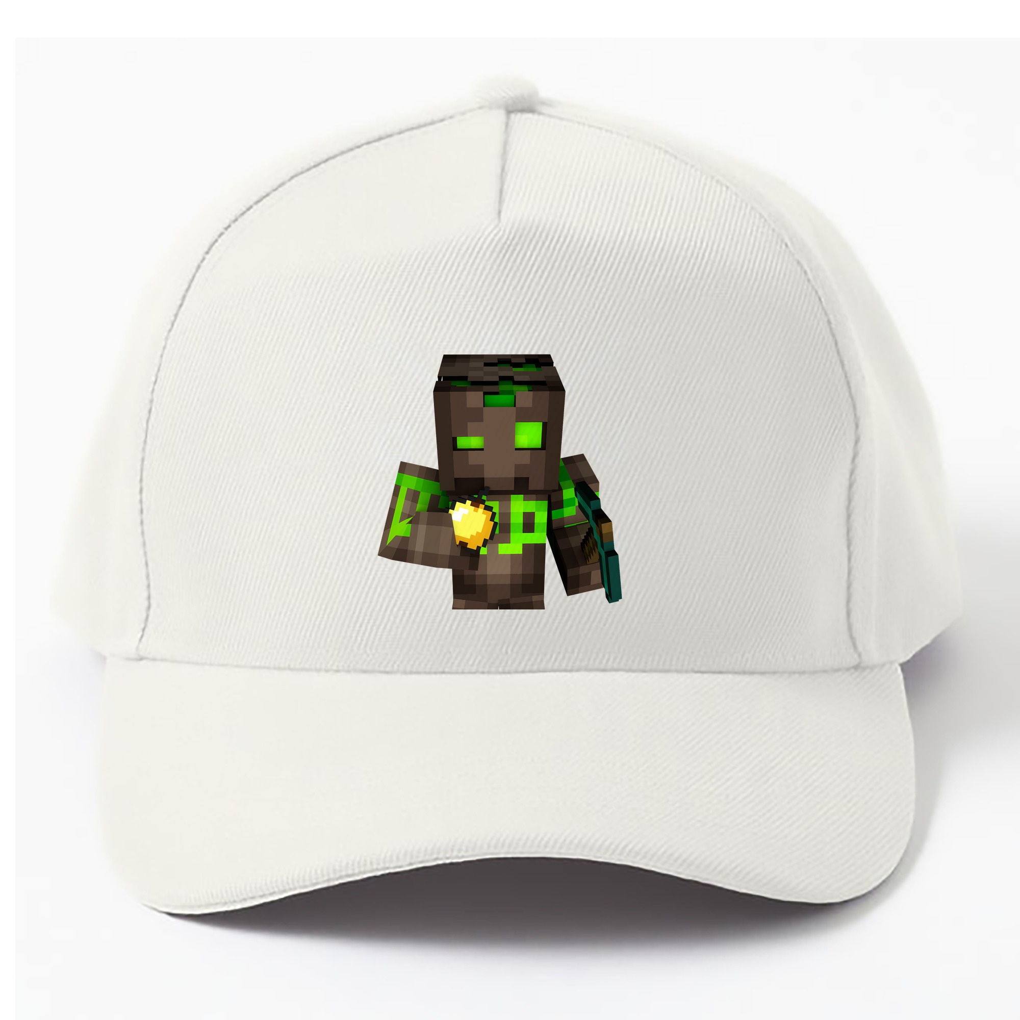（画像用） マインクラフト ブロックの世界 Minecraft MC Block world ベースボールキャップ 綿100％ 男女兼用 帽子 スポーツ
