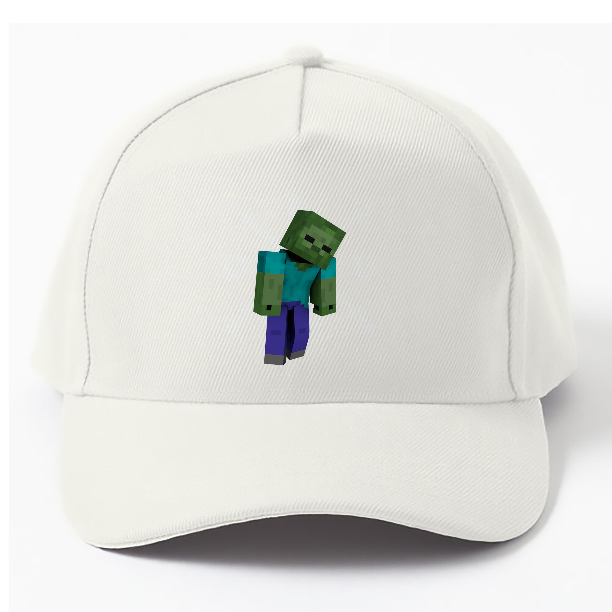 （画像用） マインクラフト ブロックの世界 Minecraft MC Block world ベースボールキャップ 綿100％ 男女兼用 帽子 スポーツ