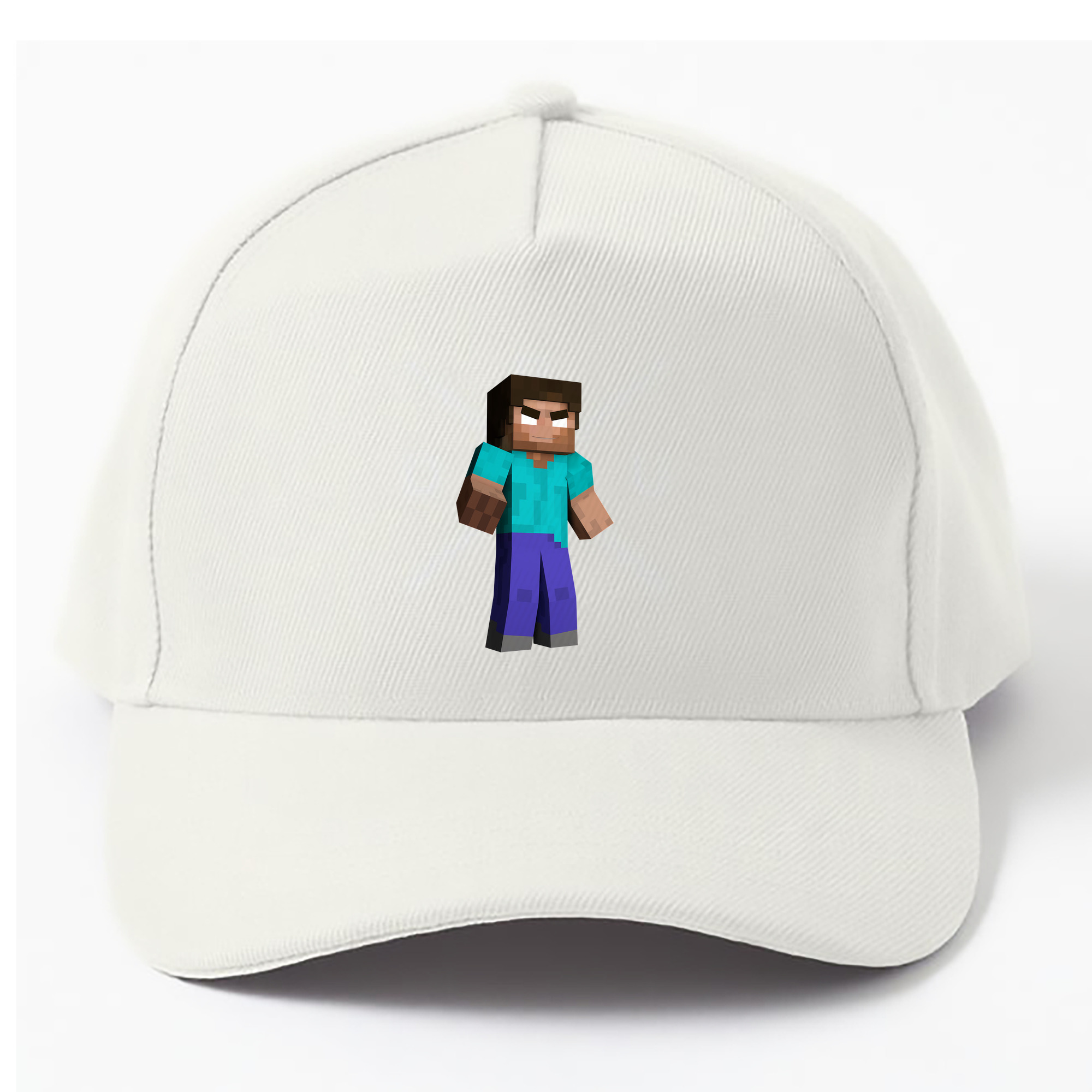 （画像用） マインクラフト ブロックの世界 Minecraft MC Block world ベースボールキャップ 綿100％ 男女兼用 帽子 スポーツ