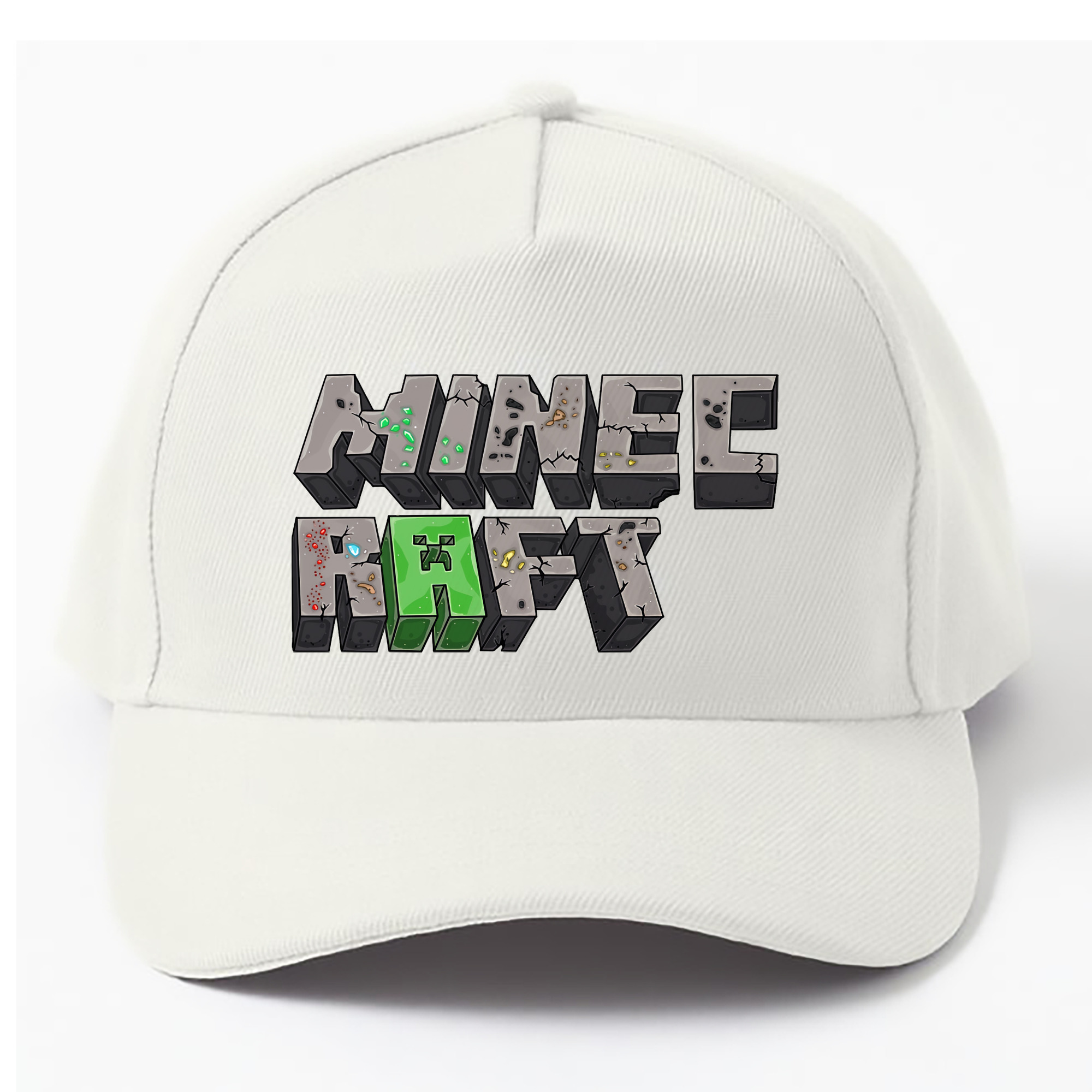（画像用） マインクラフト ブロックの世界 Minecraft MC Block world ベースボールキャップ 綿100％ 男女兼用 帽子 スポーツ