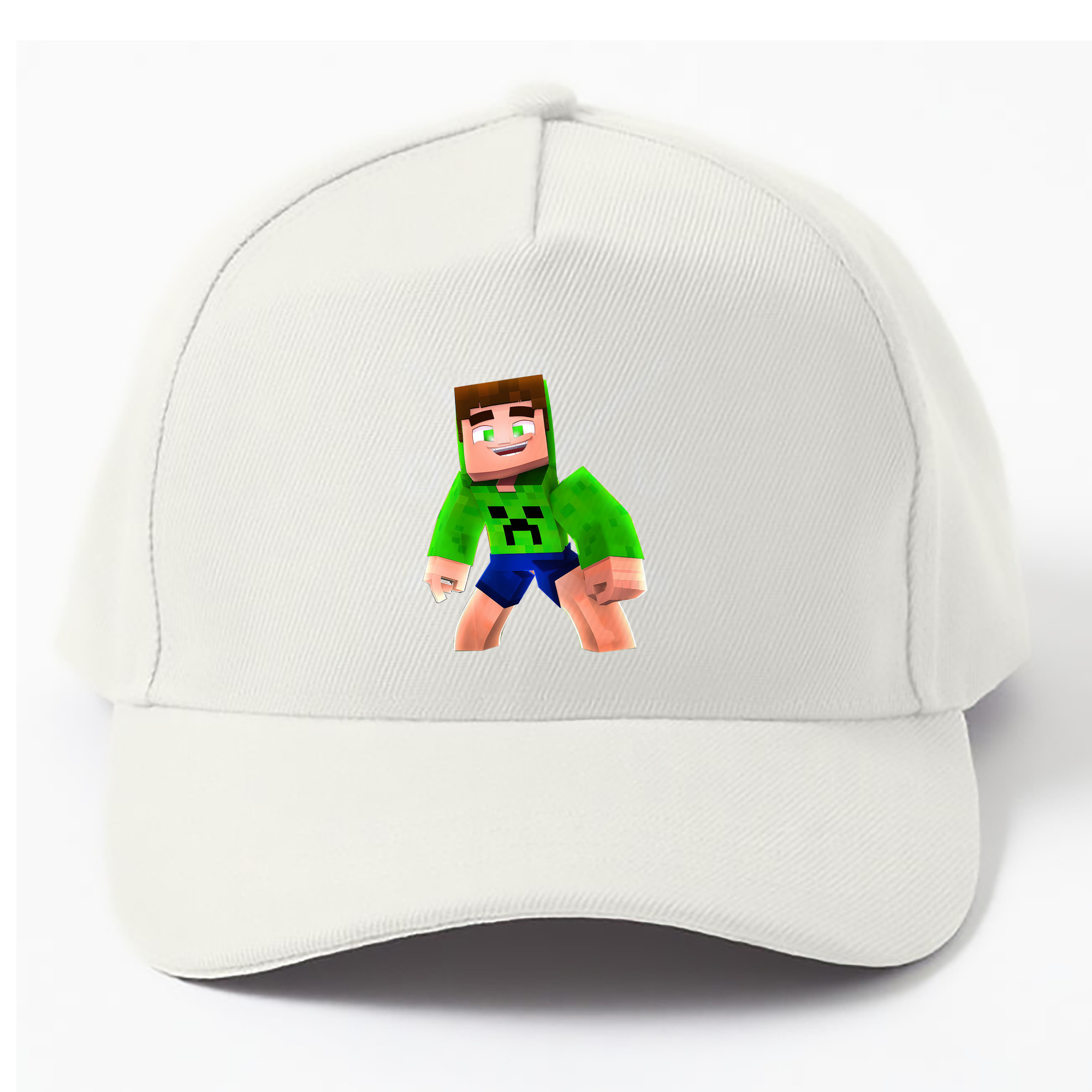 （画像用） マインクラフト ブロックの世界 Minecraft MC Block world ベースボールキャップ 綿100％ 男女兼用 帽子 スポーツ
