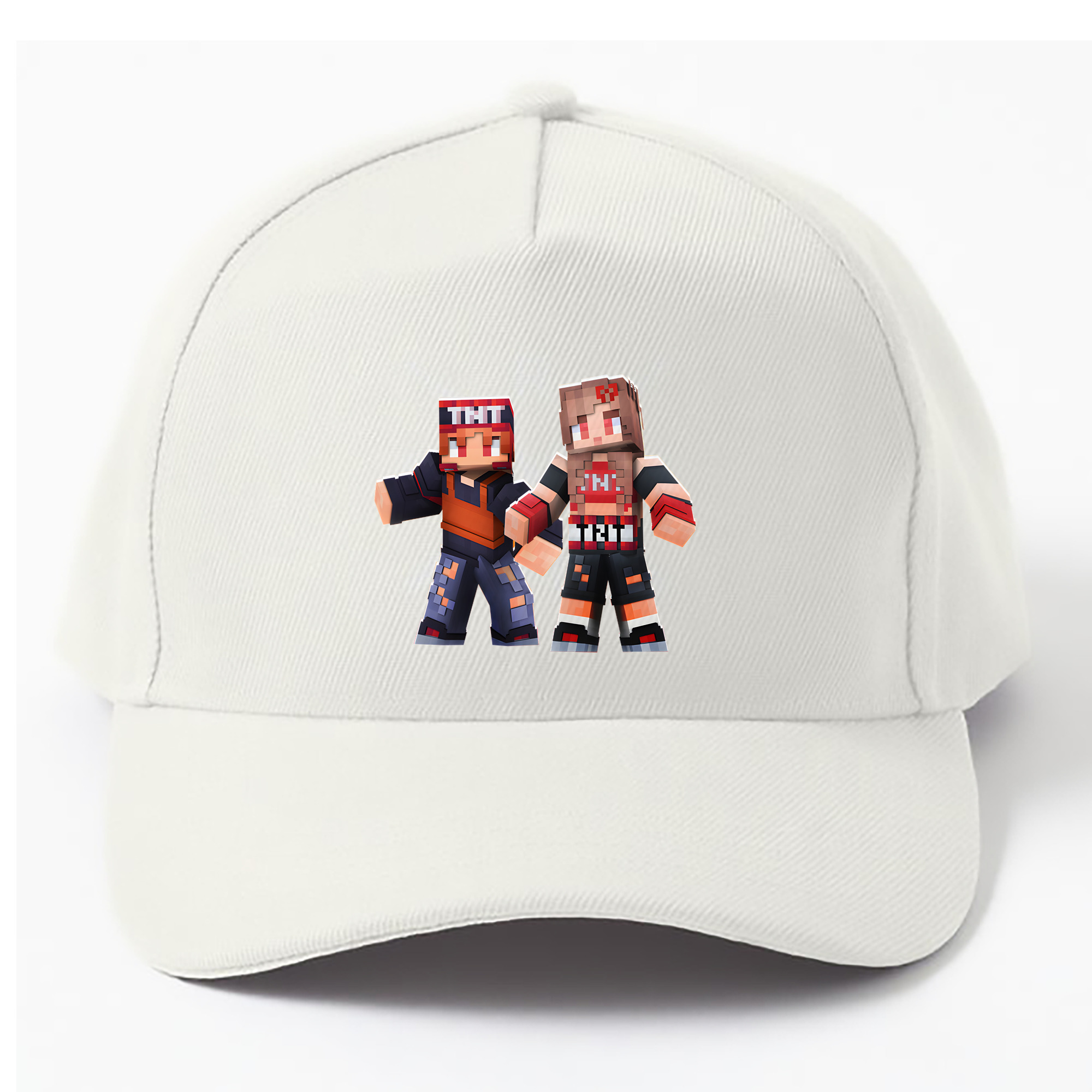 （画像用） マインクラフト ブロックの世界 Minecraft MC Block world ベースボールキャップ 綿100％ 男女兼用 帽子 スポーツ