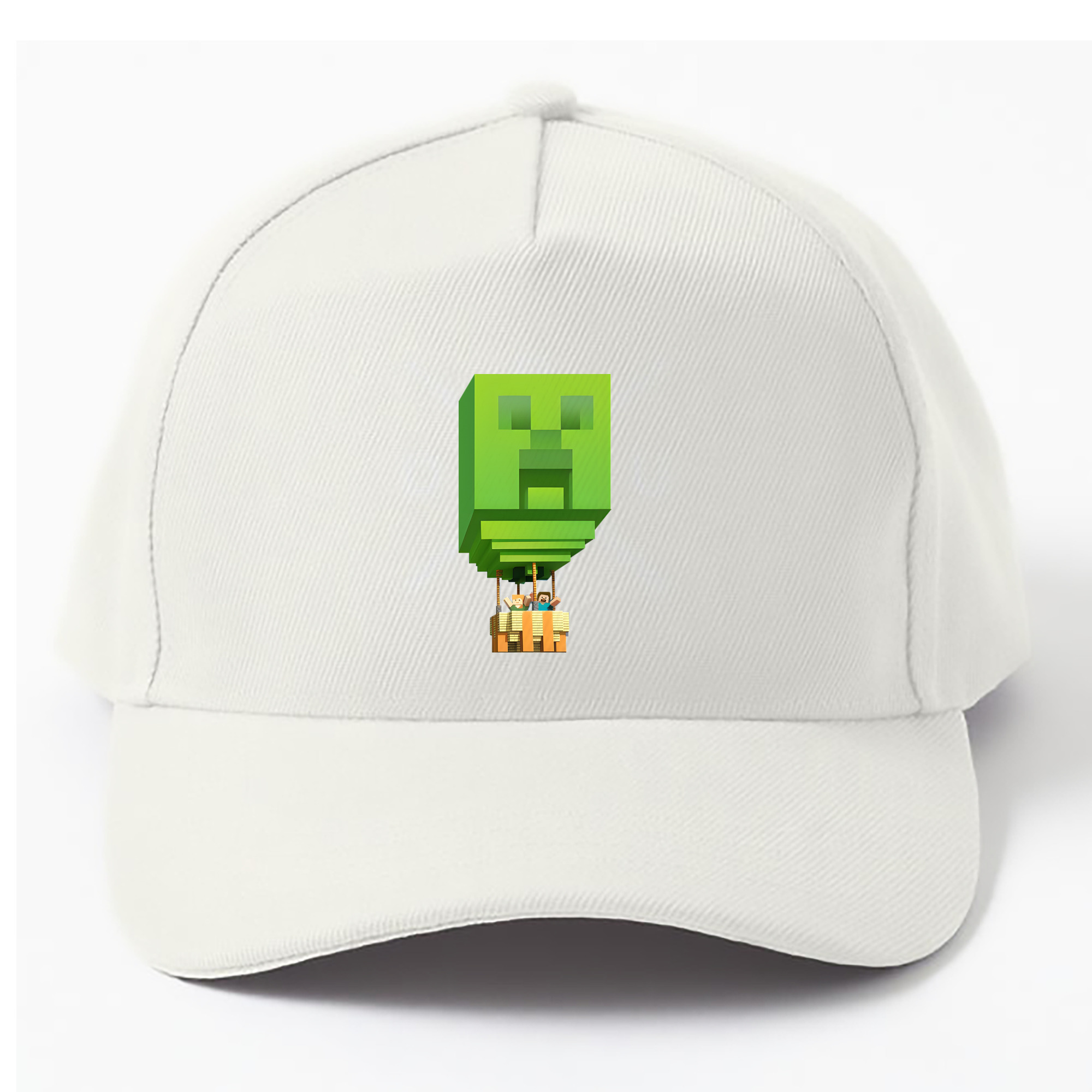 （画像用） マインクラフト ブロックの世界 Minecraft MC Block world ベースボールキャップ 綿100％ 男女兼用 帽子 スポーツ