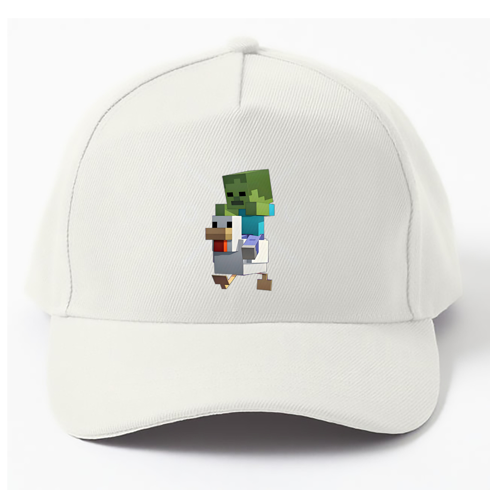 （画像用） マインクラフト ブロックの世界 Minecraft MC Block world ベースボールキャップ 綿100％ 男女兼用 帽子 スポーツ