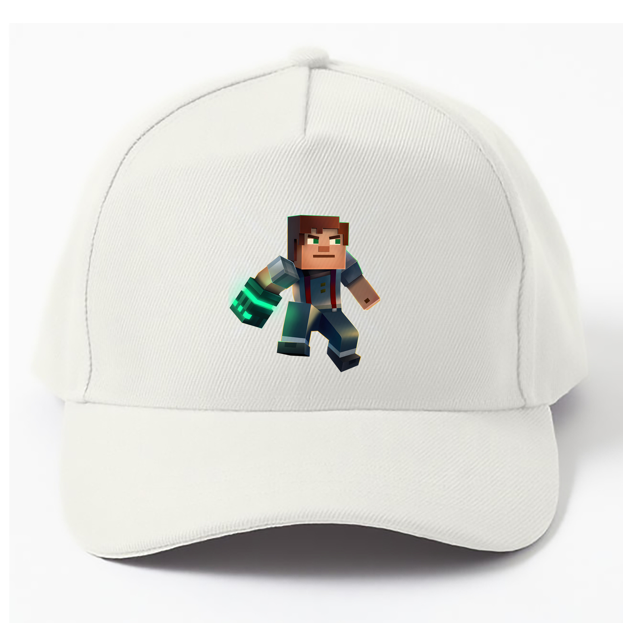 （画像用） マインクラフト ブロックの世界 Minecraft MC Block world ベースボールキャップ 綿100％ 男女兼用 帽子 スポーツ