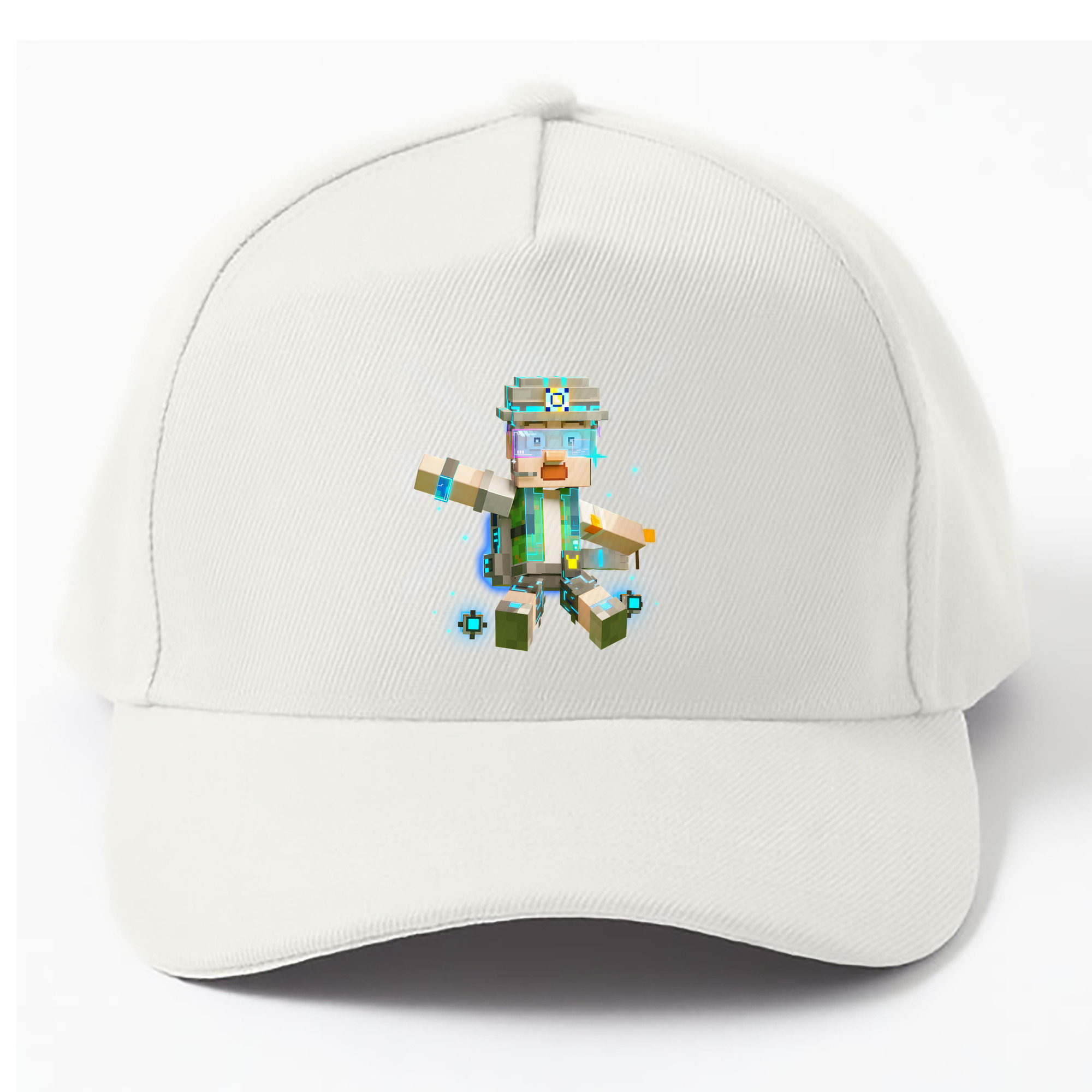 （画像用） マインクラフト ブロックの世界 Minecraft MC Block world ベースボールキャップ 綿100％ 男女兼用 帽子 スポーツ