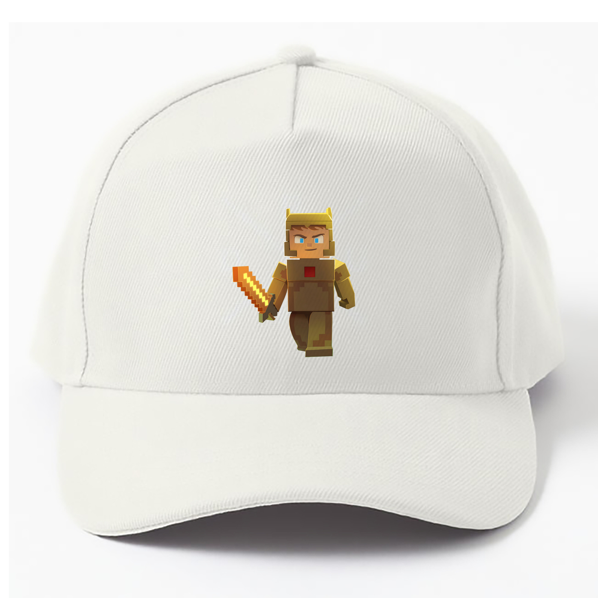 （画像用） マインクラフト ブロックの世界 Minecraft MC Block world ベースボールキャップ 綿100％ 男女兼用 帽子 スポーツ