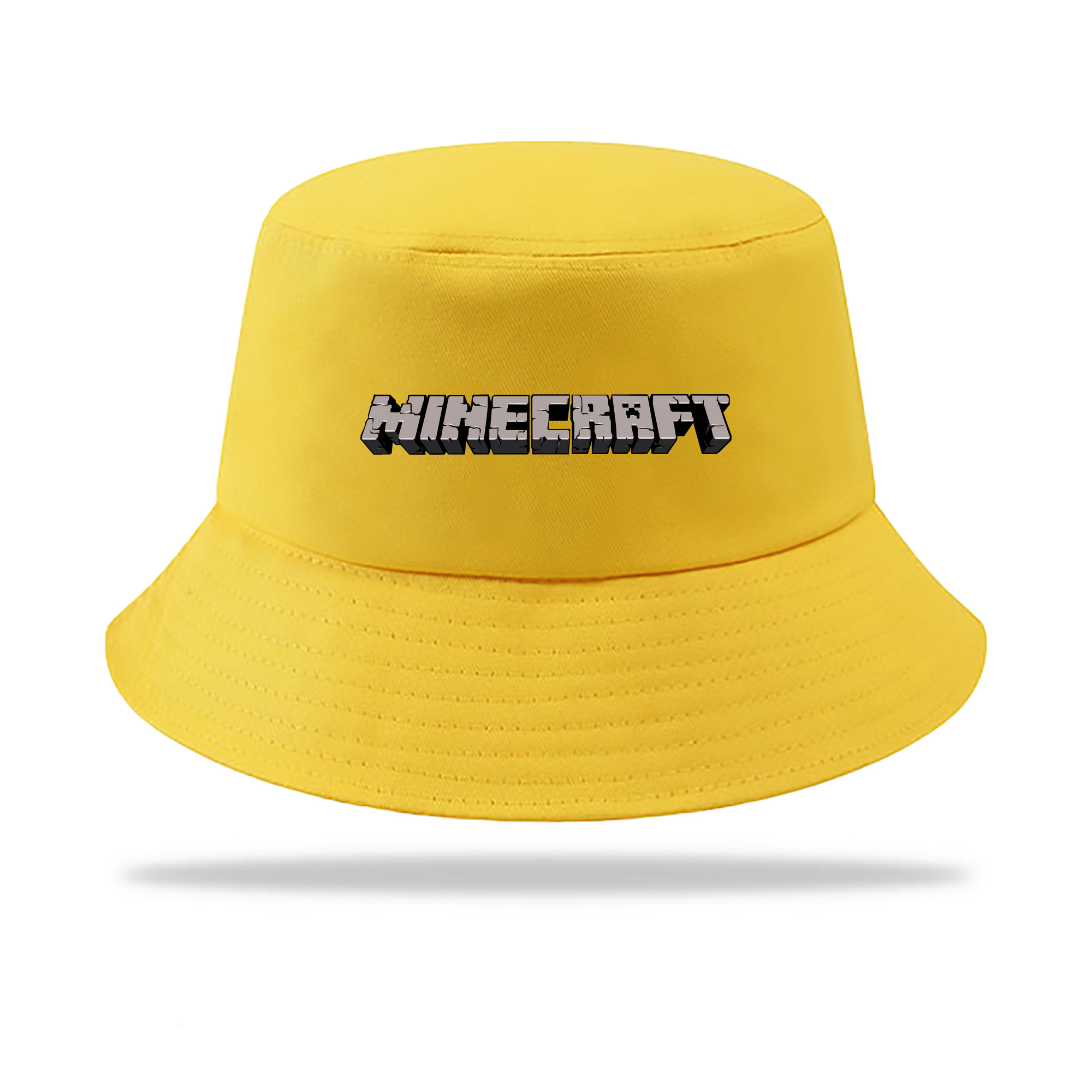 （画像用） マインクラフト ブロックの世界 Minecraft MC Block world アウトドア日除けバケットハット