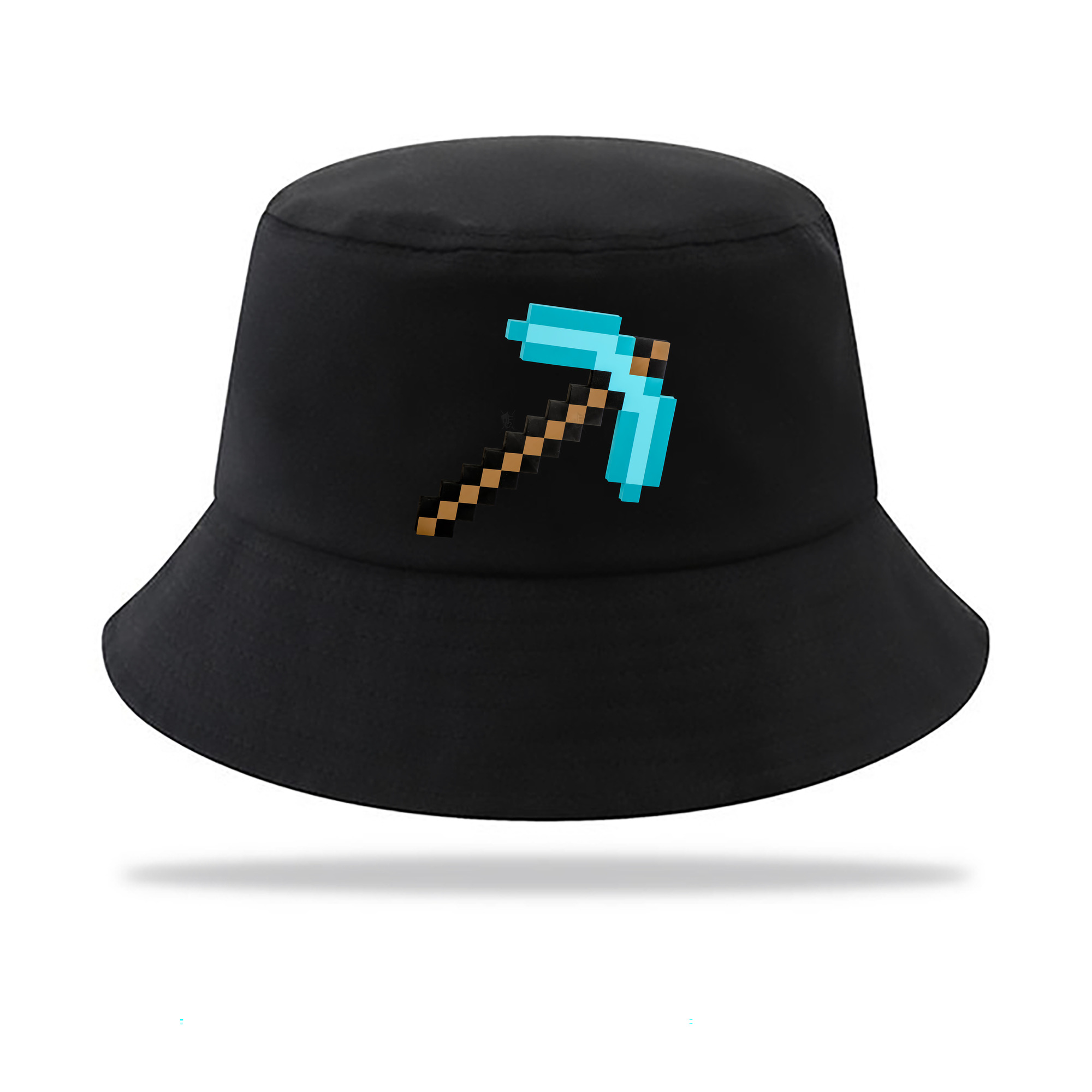 （画像用） マインクラフト ブロックの世界 Minecraft MC Block world アウトドア日除けバケットハット
