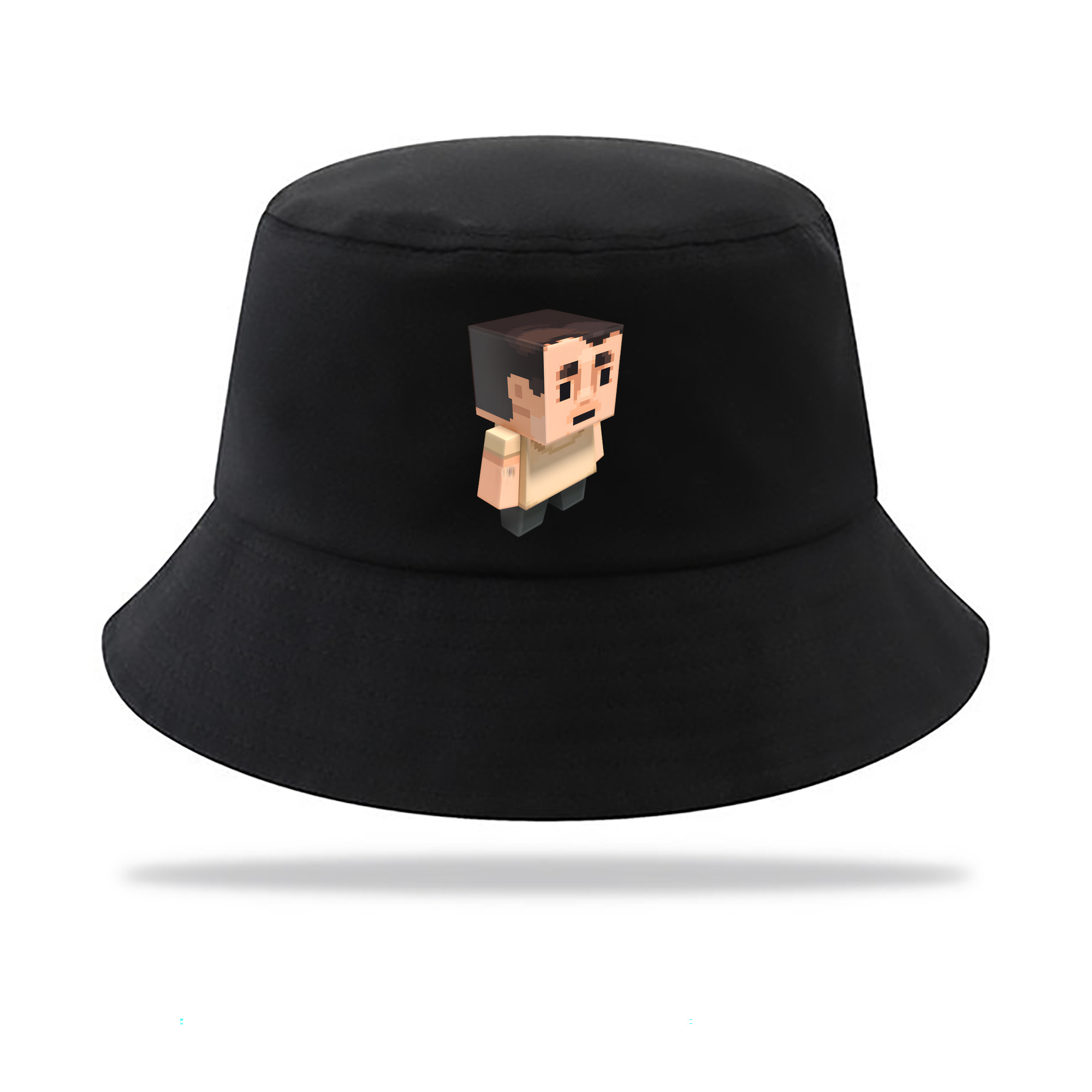 （画像用） マインクラフト ブロックの世界 Minecraft MC Block world アウトドア日除けバケットハット