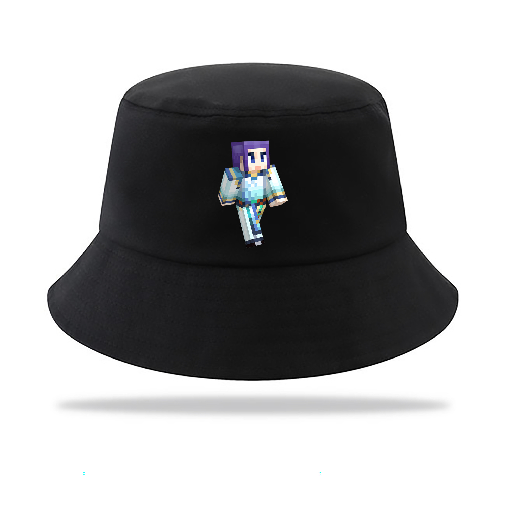 （画像用） マインクラフト ブロックの世界 Minecraft MC Block world アウトドア日除けバケットハット