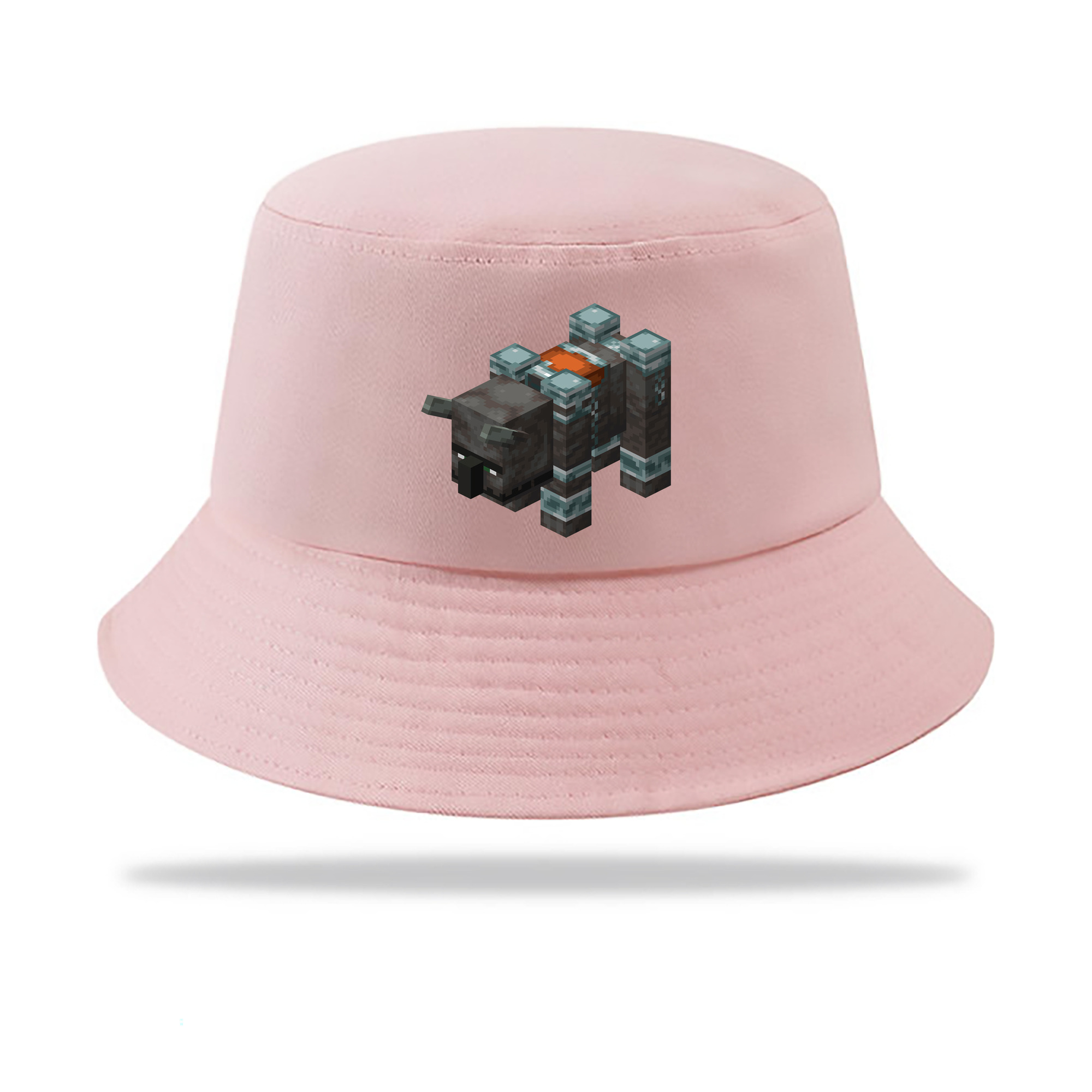 （画像用） マインクラフト ブロックの世界 Minecraft MC Block world アウトドア日除けバケットハット