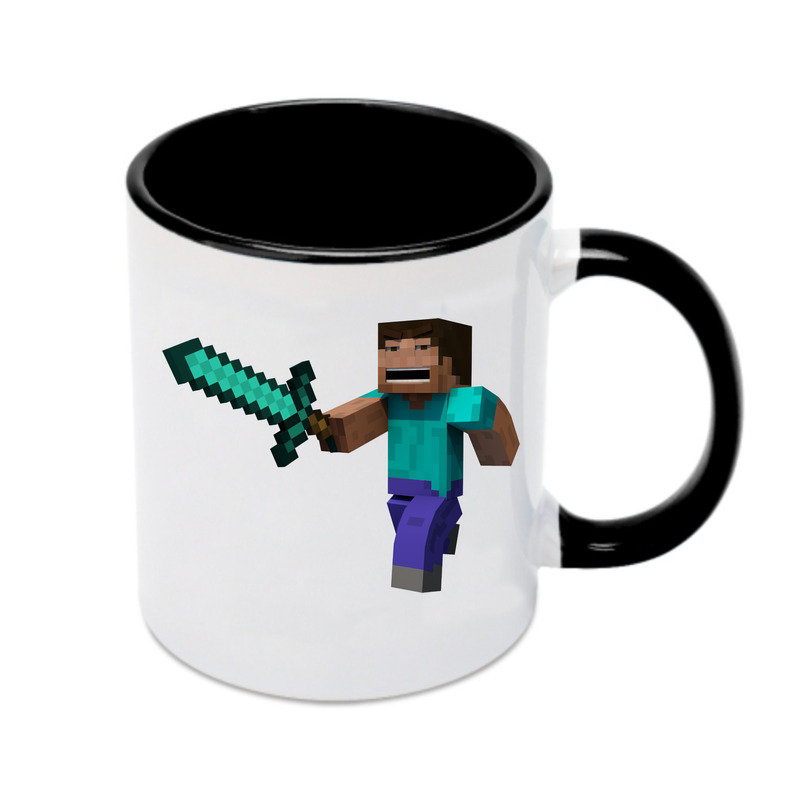 （画像用） マインクラフト ブロックの世界 Minecraft MC Block world カラーマグカップ
