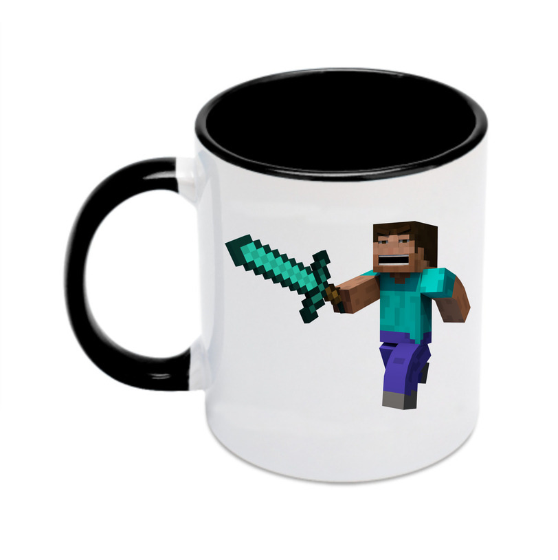 （画像用） マインクラフト ブロックの世界 Minecraft MC Block world カラーマグカップ