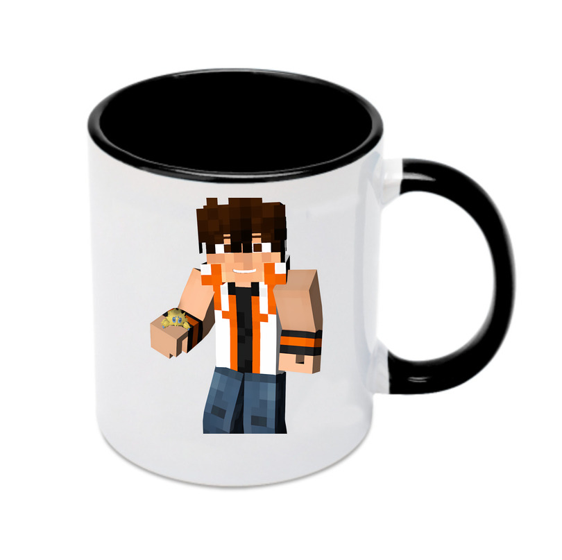 （画像用） マインクラフト ブロックの世界 Minecraft MC Block world カラーマグカップ