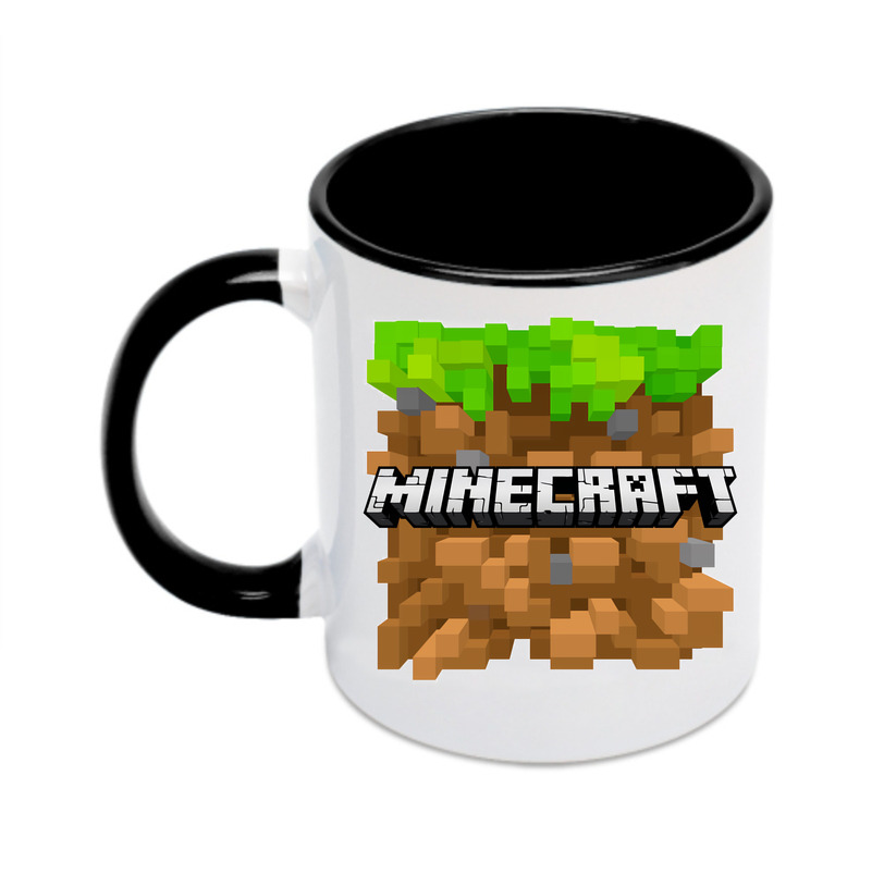 （画像用） マインクラフト ブロックの世界 Minecraft MC Block world カラーマグカップ