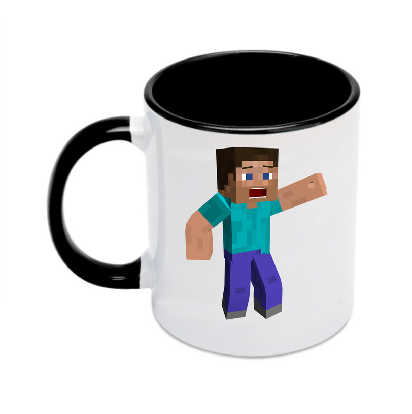 （画像用） マインクラフト ブロックの世界 Minecraft MC Block world カラーマグカップ
