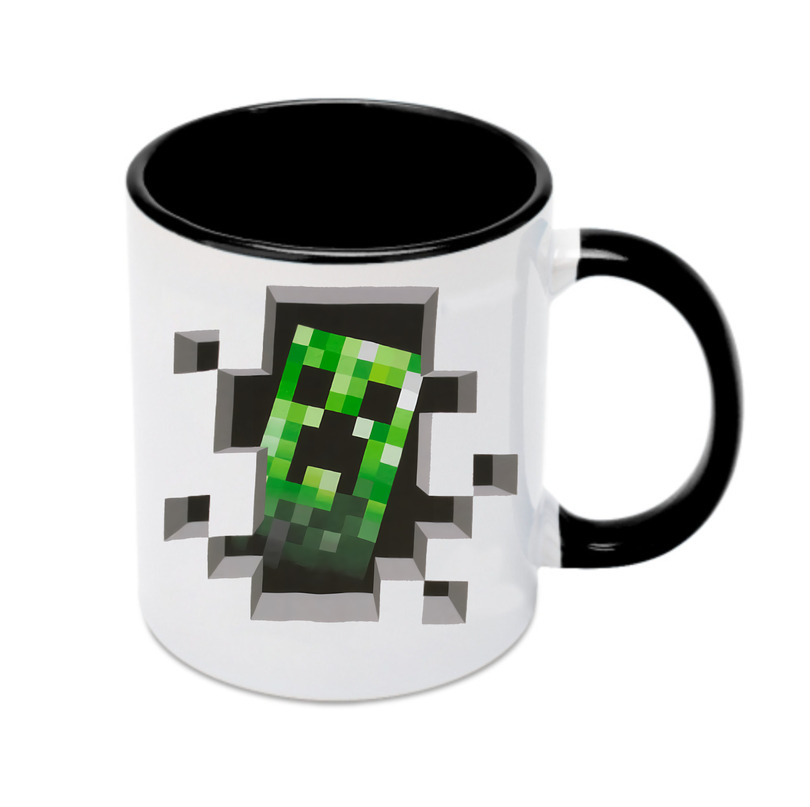（画像用） マインクラフト ブロックの世界 Minecraft MC Block world カラーマグカップ