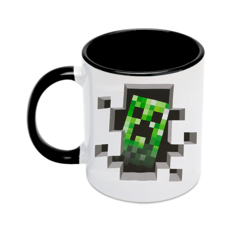 （画像用） マインクラフト ブロックの世界 Minecraft MC Block world カラーマグカップ